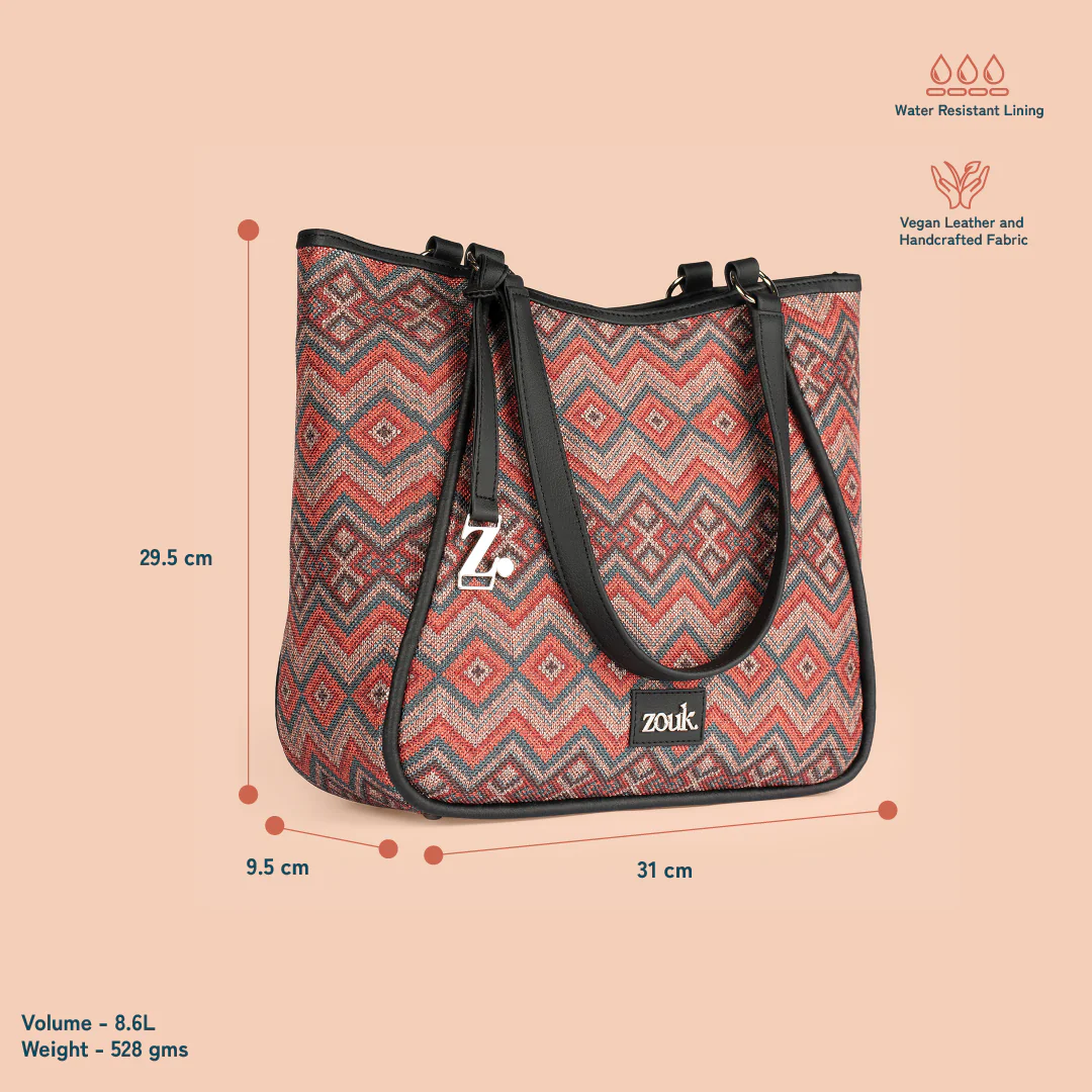 Rhea Kapoor Naisha Tote Bag - Gwalior Weaves - Image 4