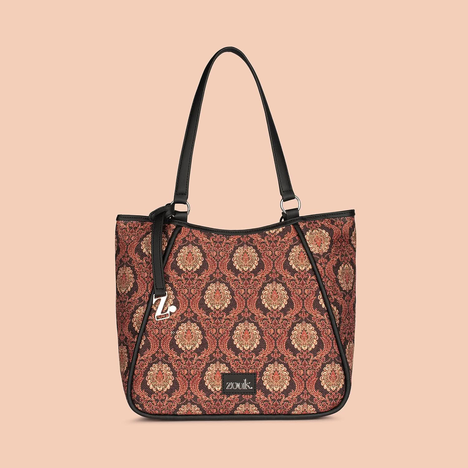 Rhea Kapoor Naisha Tote Bag - Jodhpur Damask - Image 3