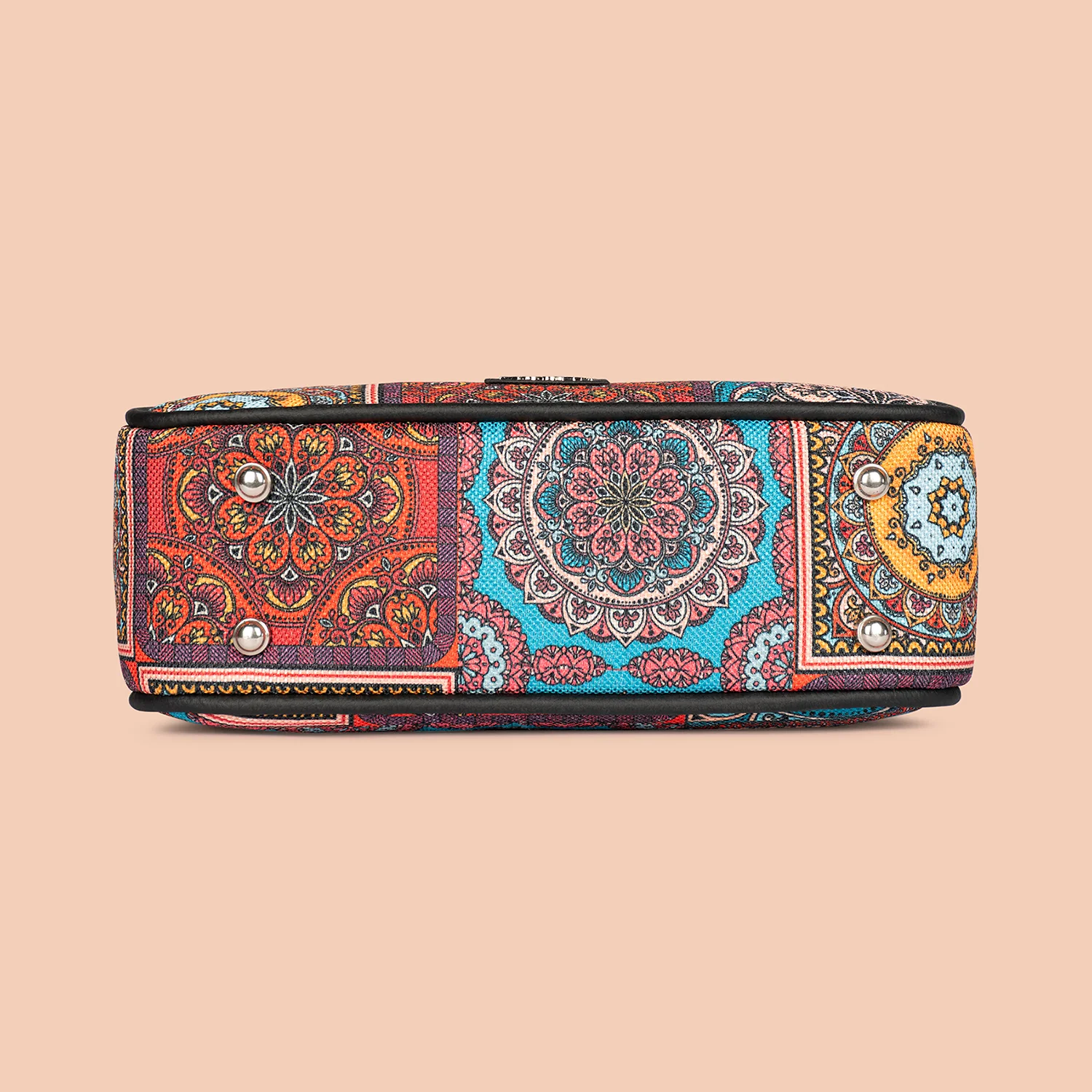 Rhea Kapoor Naisha Tote Bag - Multicolor Mandala Print - Image 8