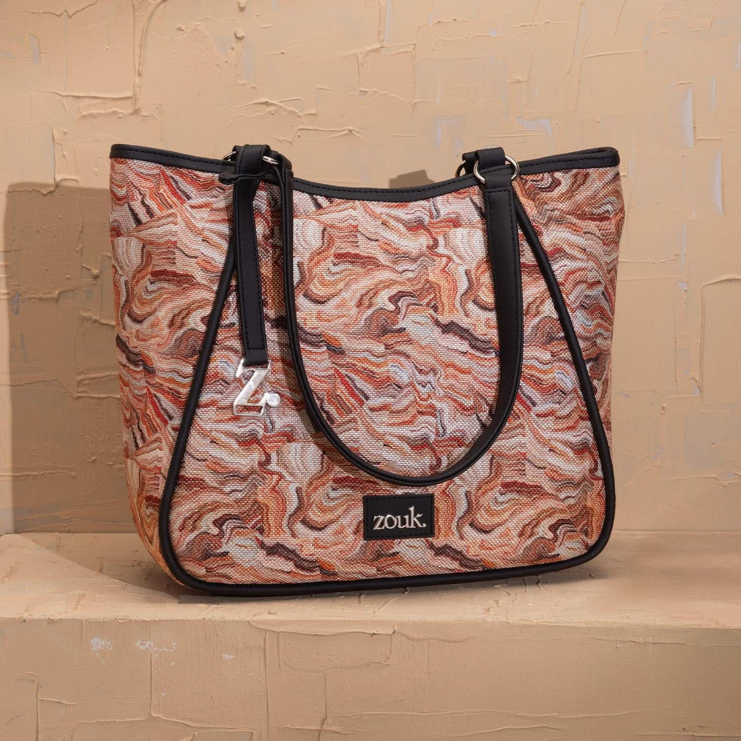 Rhea Kapoor Naisha Tote Bag - Nicobar Coral - Image 2