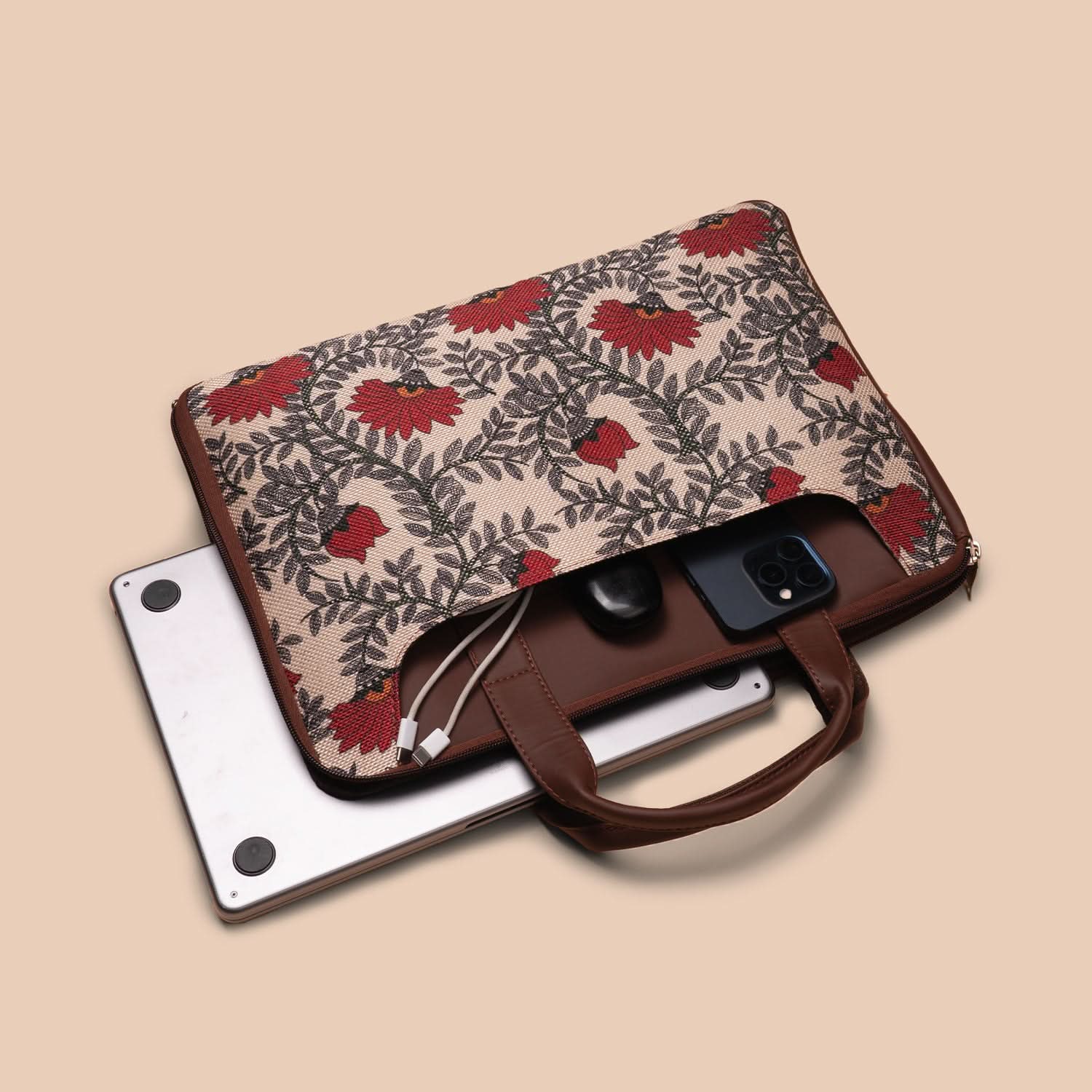 Nawabi Couture L-Zippered Laptop Sleeve - Image 6
