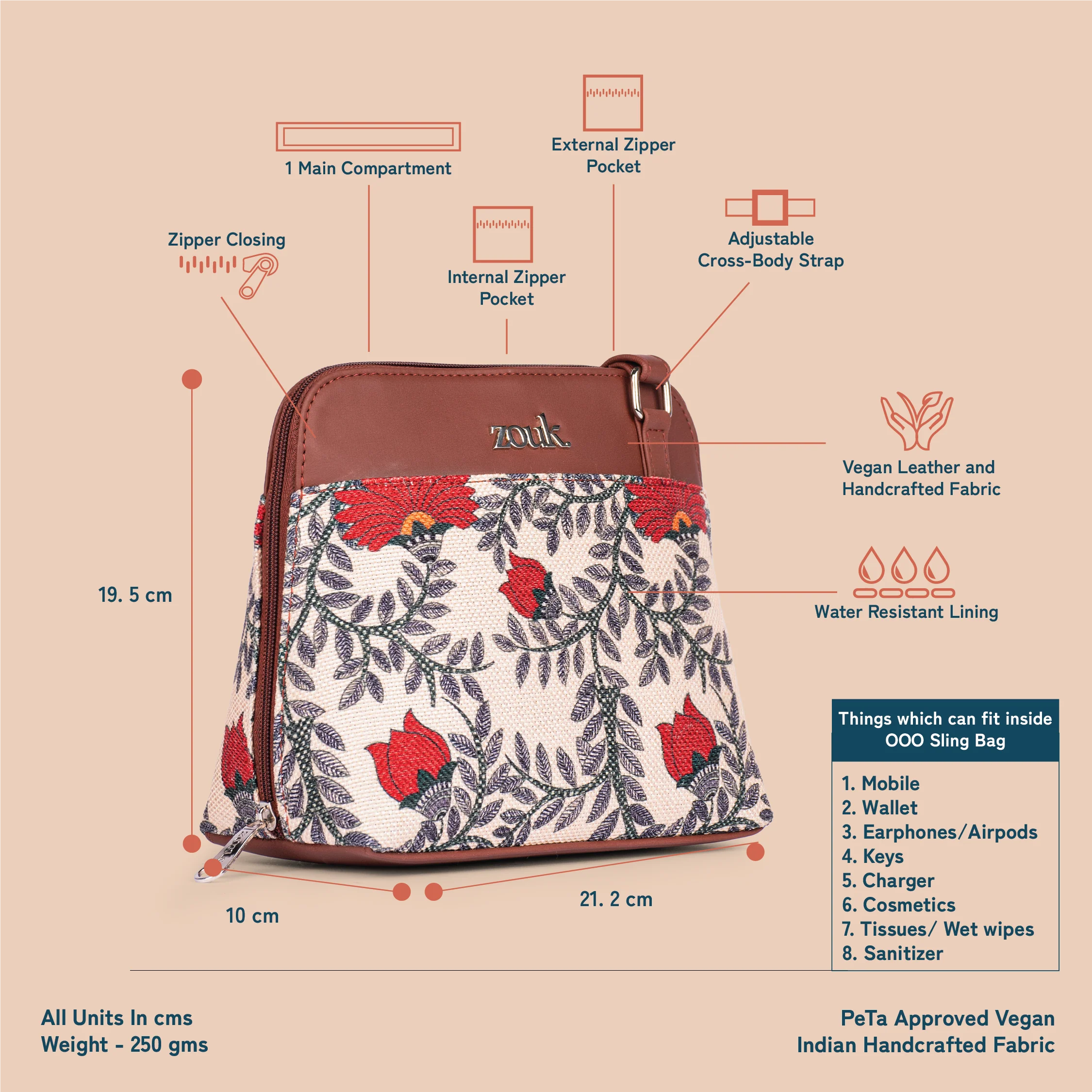 Nawabi Couture OOO Sling Bag - Image 5