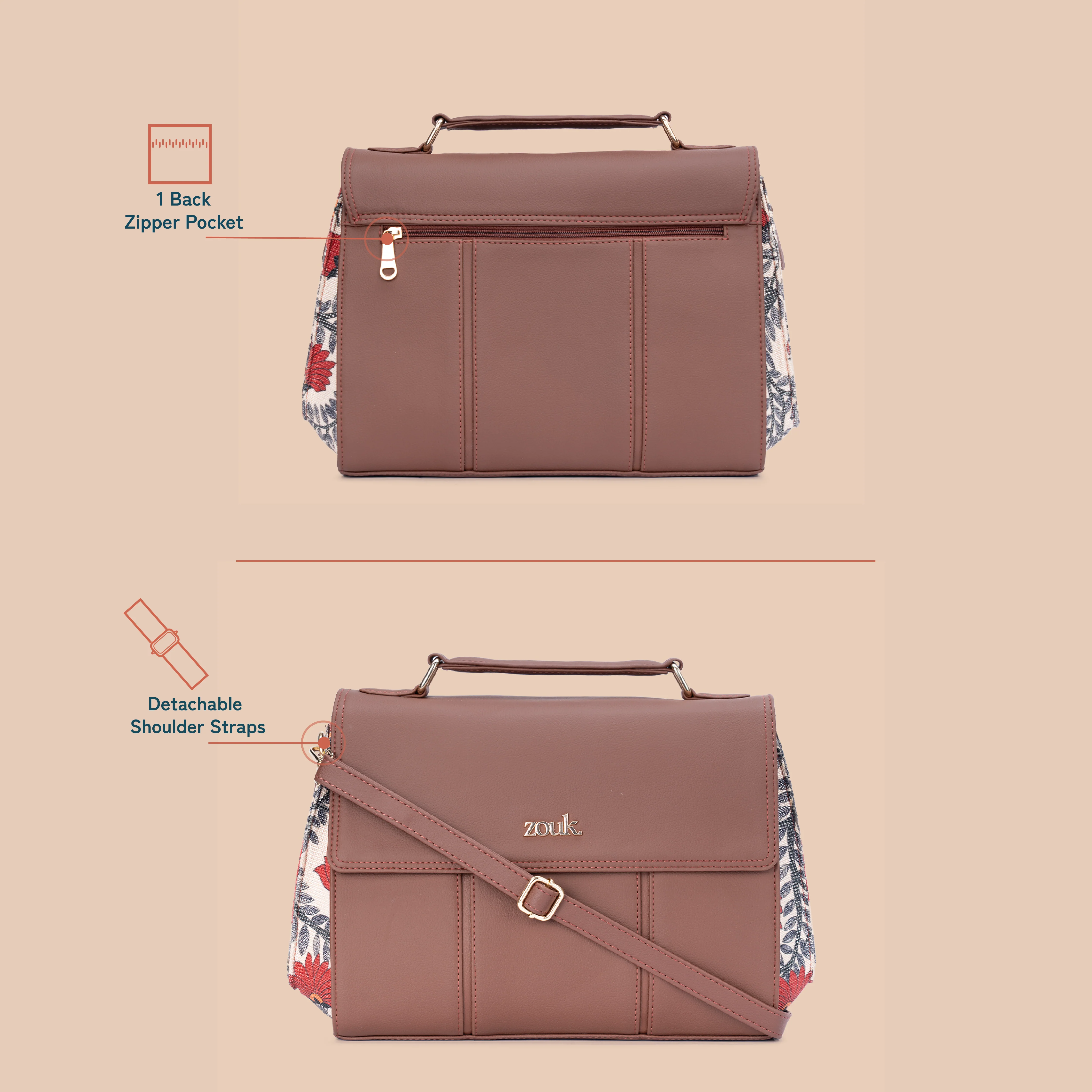 Rhea Kapoor Satchel Bag - Nawabi Couture - Image 2