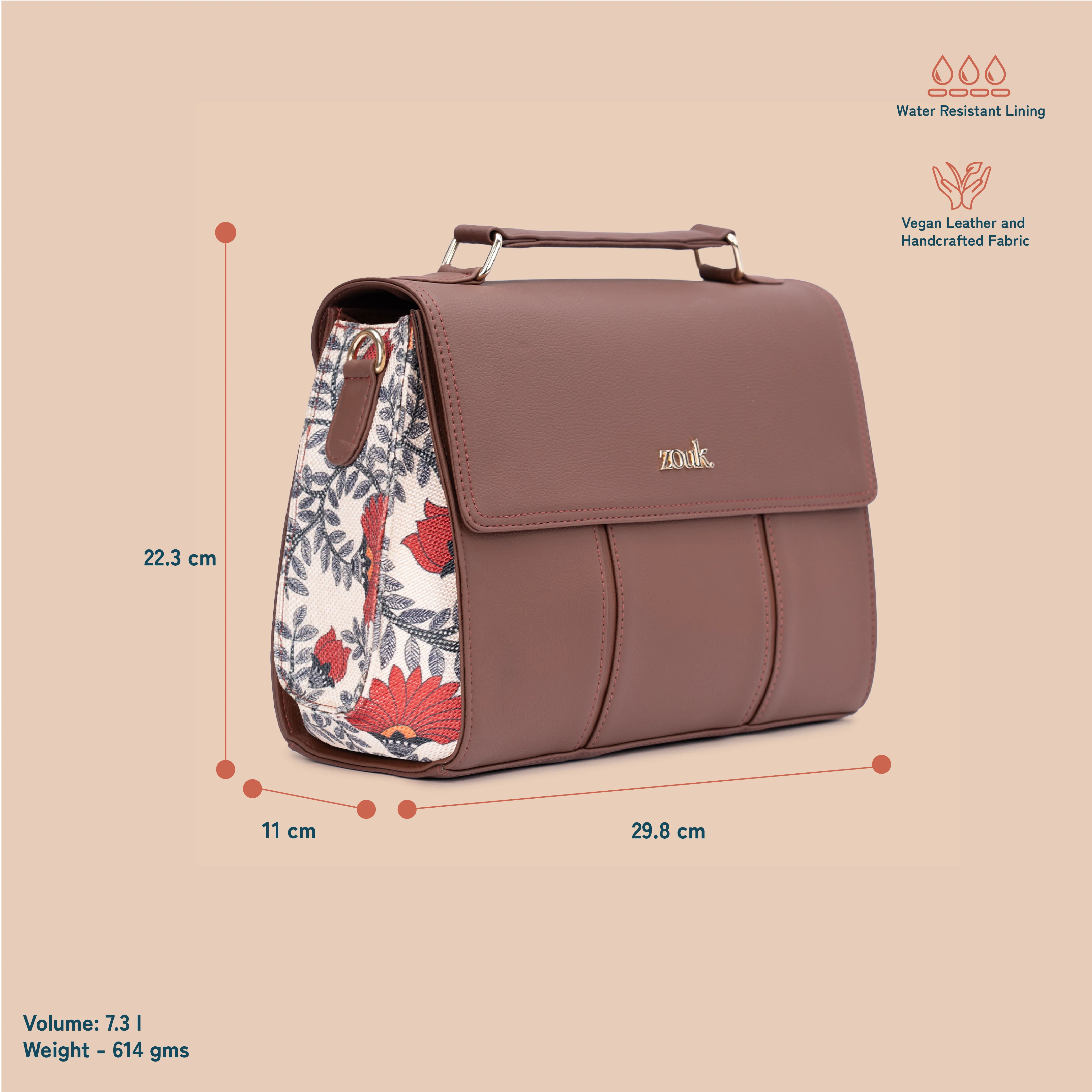 Rhea Kapoor Satchel Bag - Nawabi Couture - Image 3