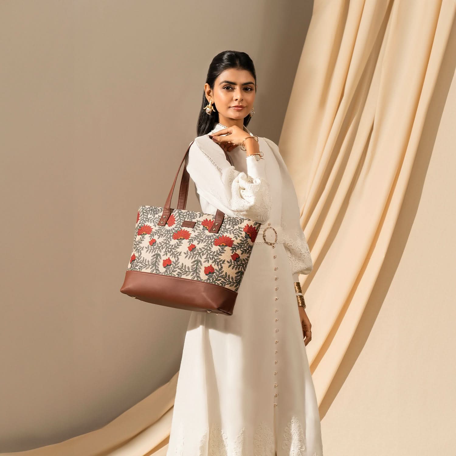 Nawabi Couture Shoulder Tote Bag - Image 2