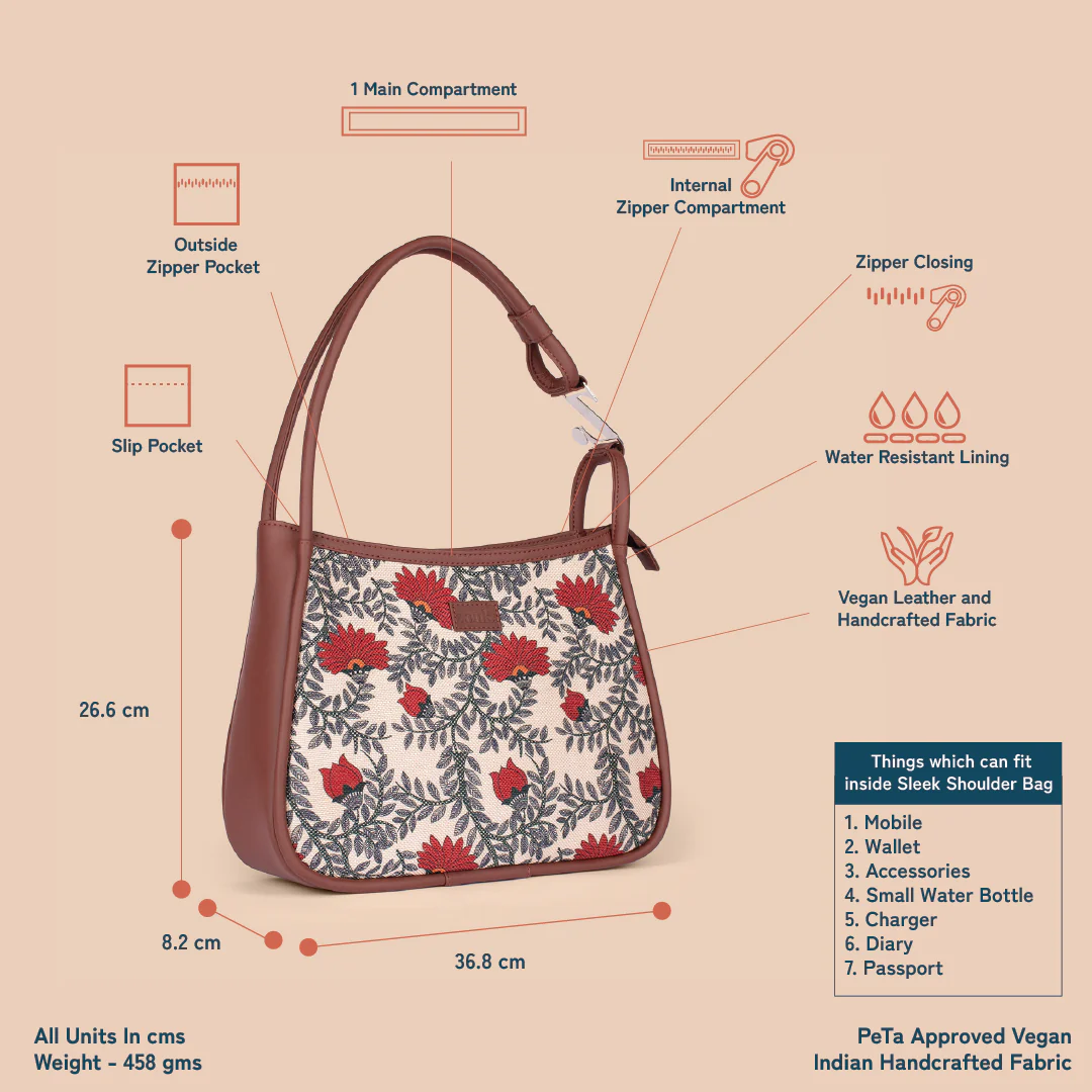 Nawabi Couture Sleek Shoulder Bag - Image 4