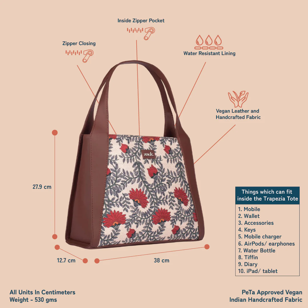 Nawabi Couture Trapezia Tote - Image 3