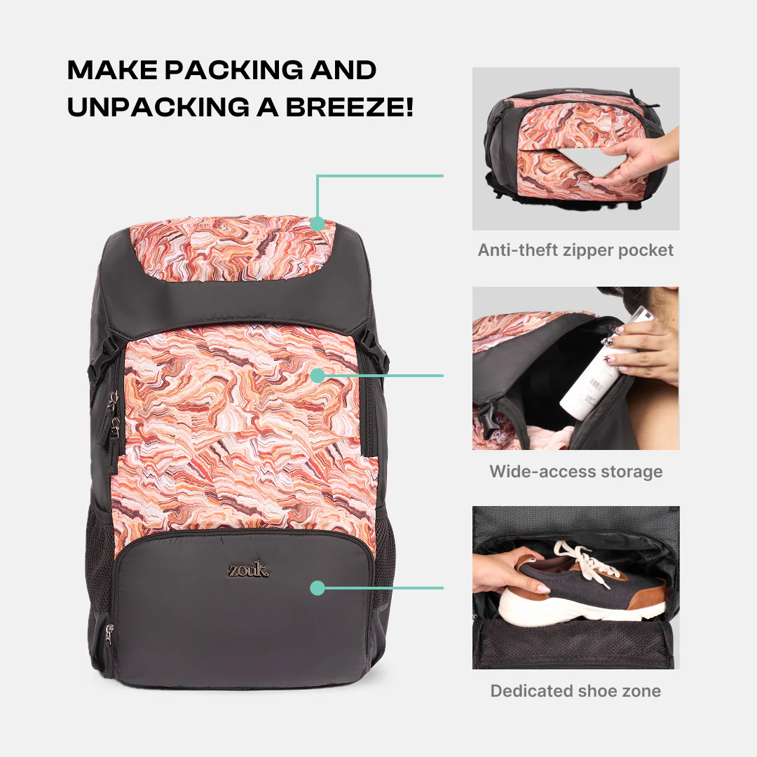 Nicobar Coral Aarohi Rucksack - Image 4
