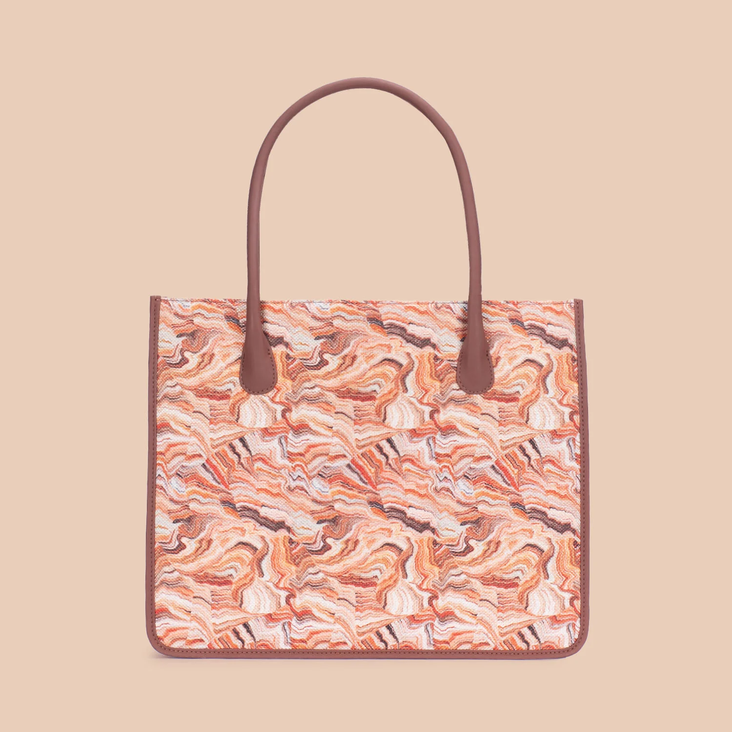 Nicobar Coral Book Tote - Image 5