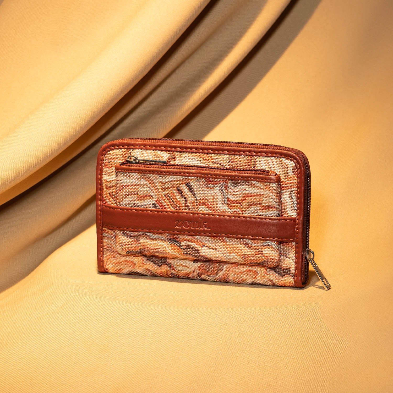 Nicobar Coral Classic Zipper Wallet - Image 2