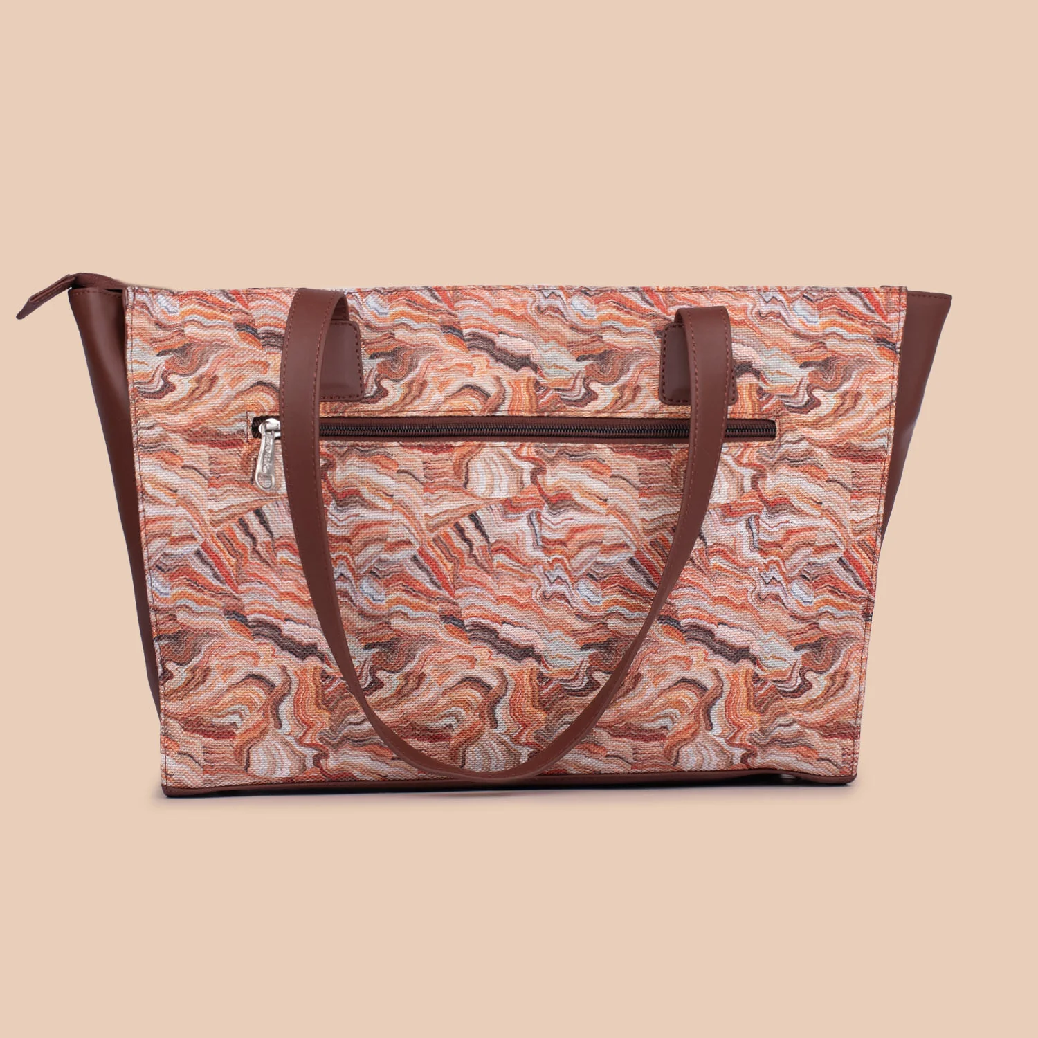 Nicobar Coral Office Tote Bag - Image 4