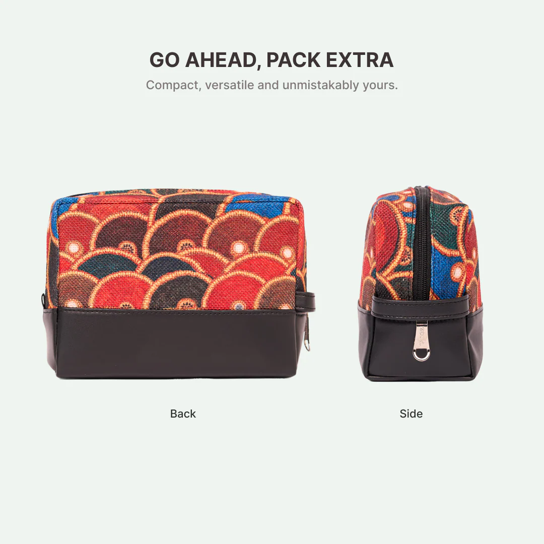 Nirona Circle Raha Travel Pouch (Small+Medium) Combo - Image 5