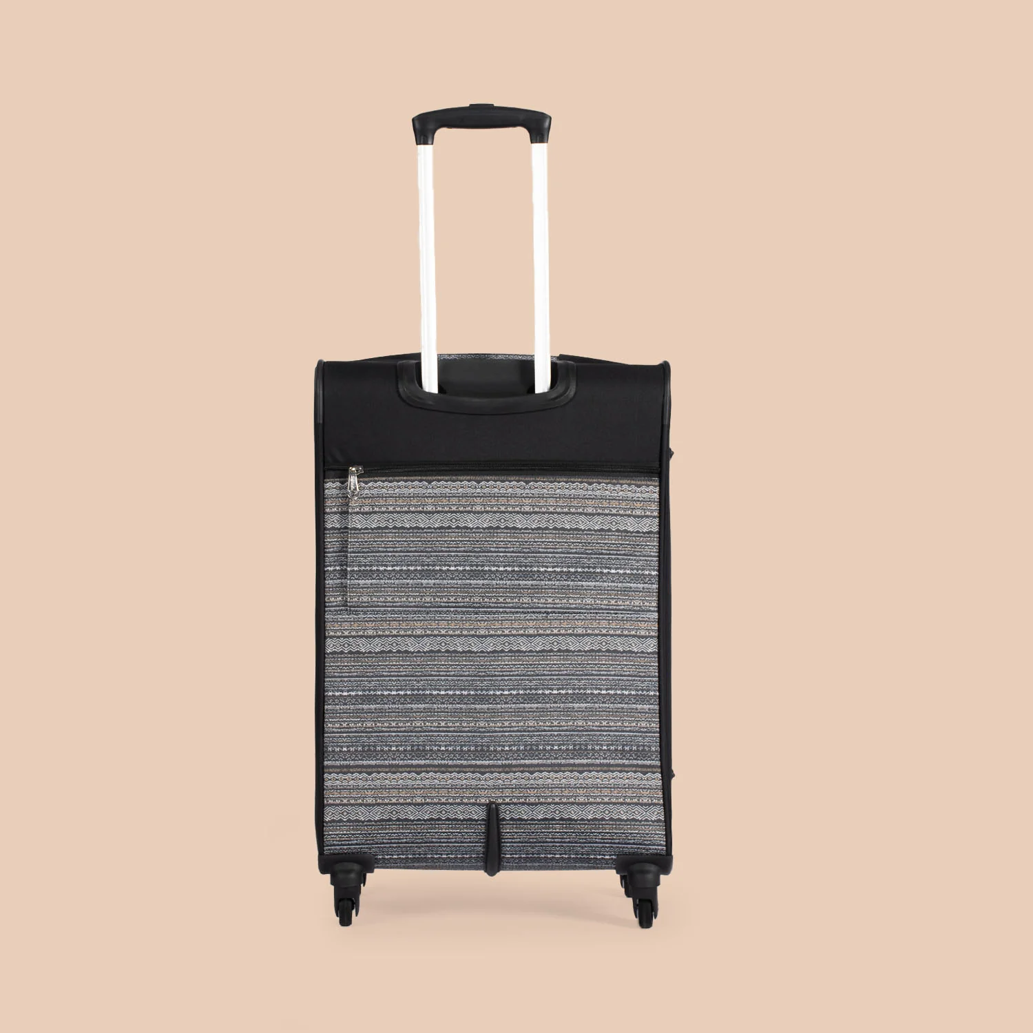 Odisha Ikat Avasa Trolley Bag (Black) - Image 4