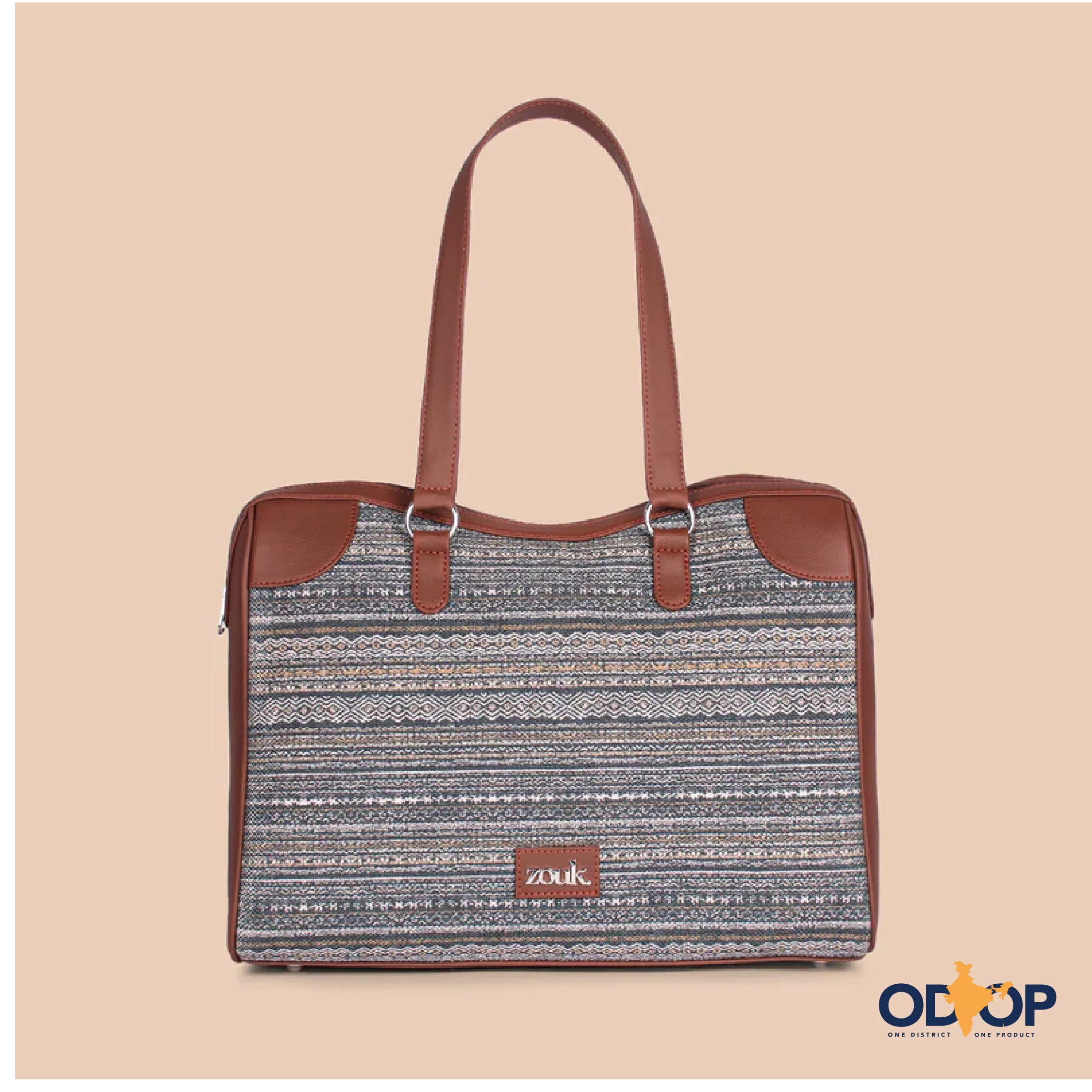 Odisha Ikat Conference Office Bag - Image 3