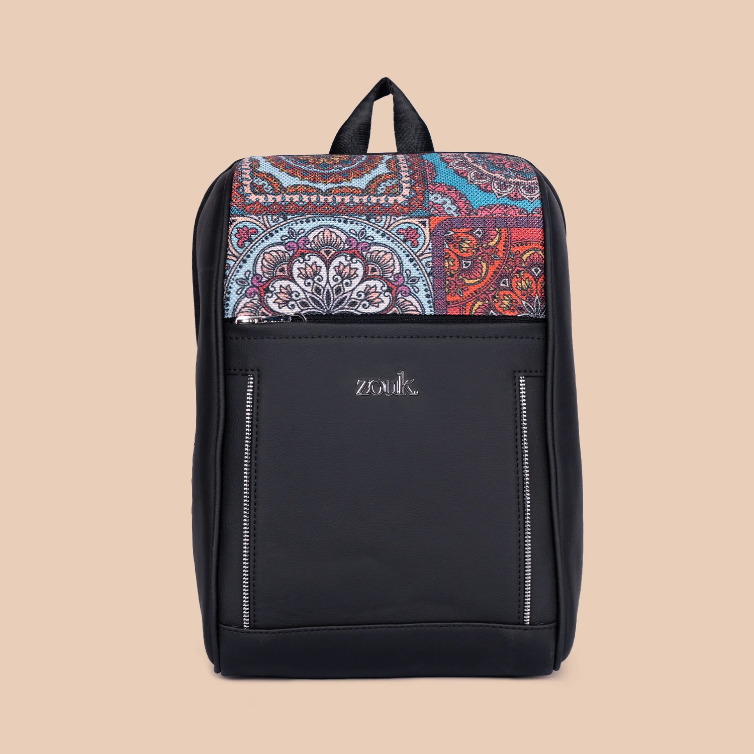 Olina Daypack - Multicolor Mandala Print - Image 3