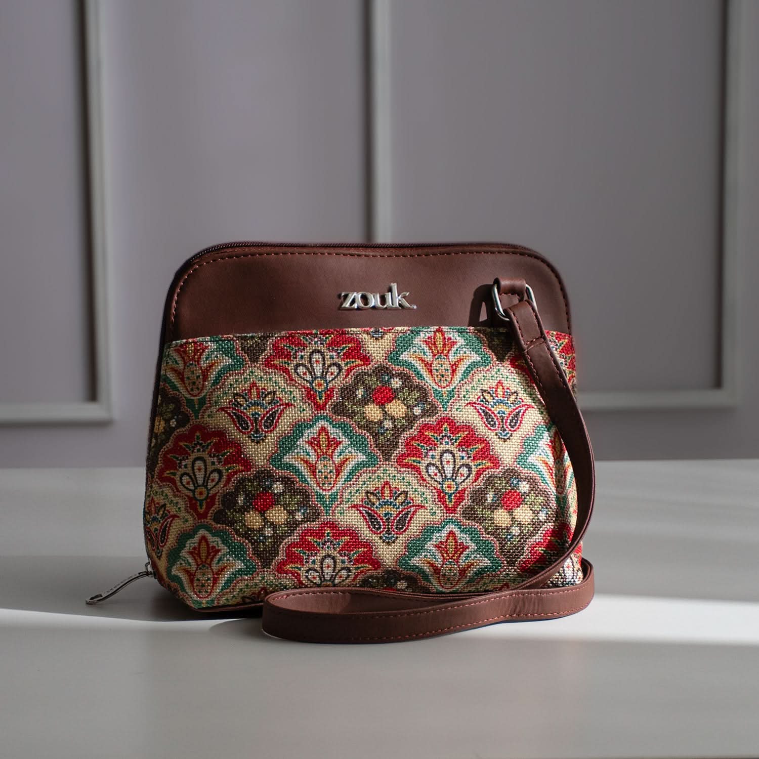 Mughal Art Multicolor OOO Sling Bag - Image 2