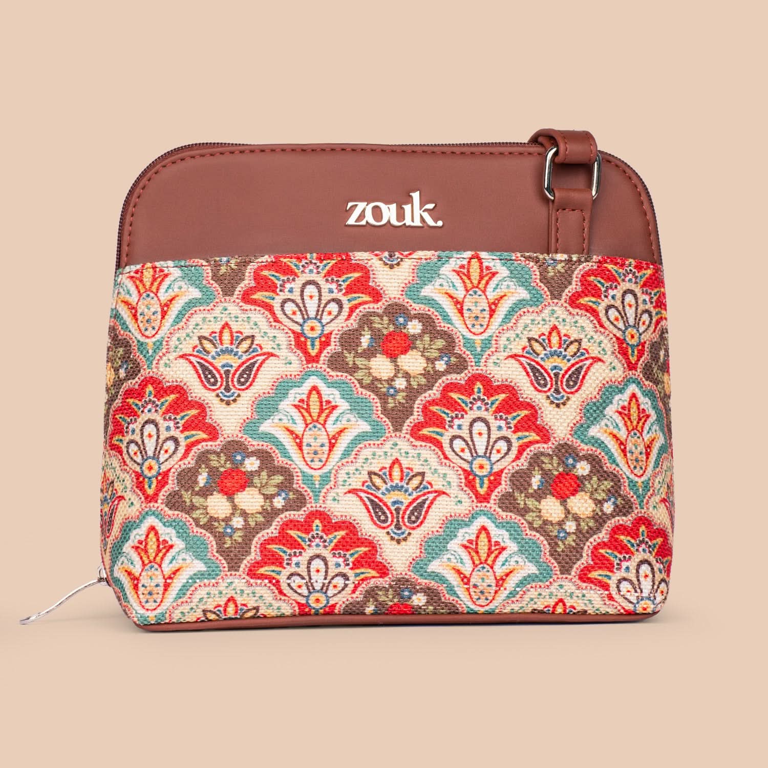 Mughal Art Multicolor OOO Sling Bag - Image 3