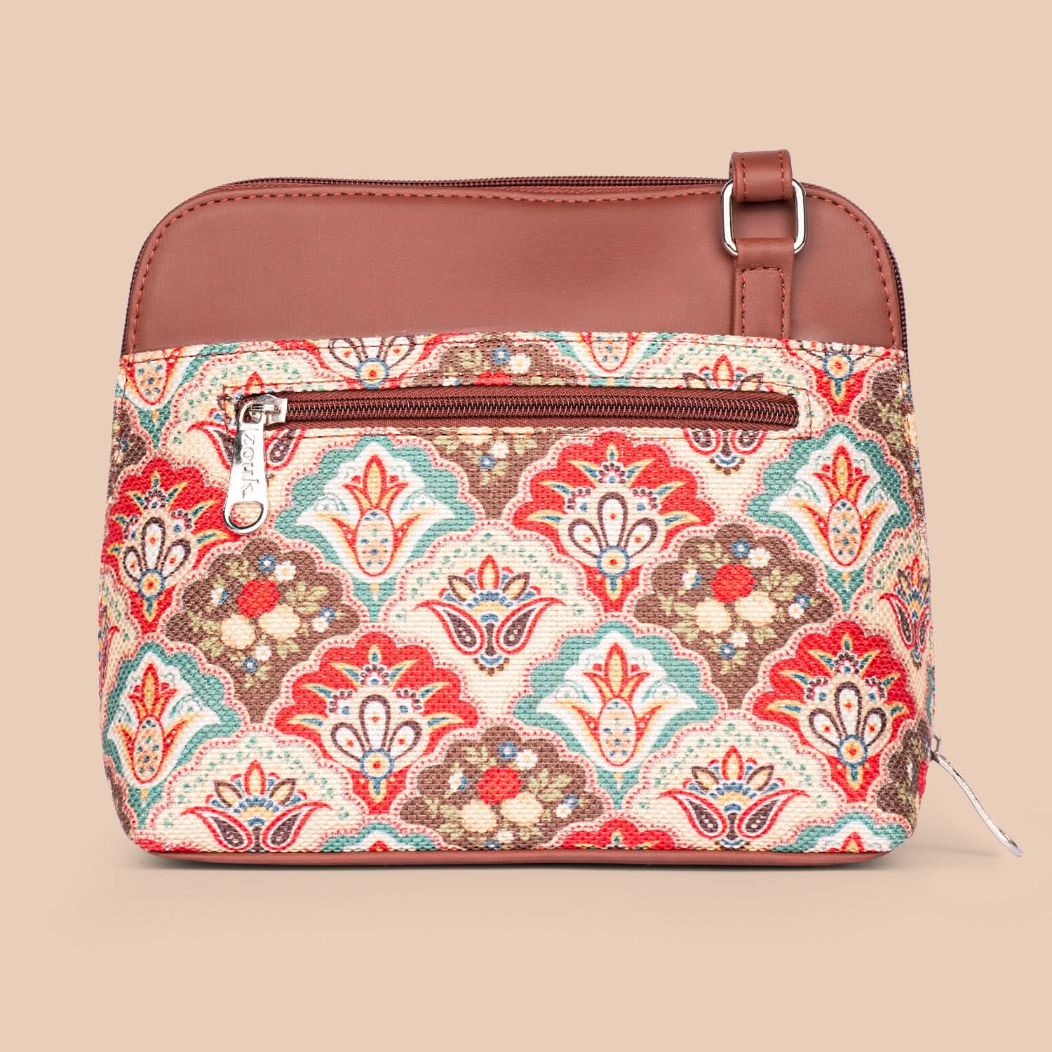 Mughal Art Multicolor OOO Sling Bag - Image 4