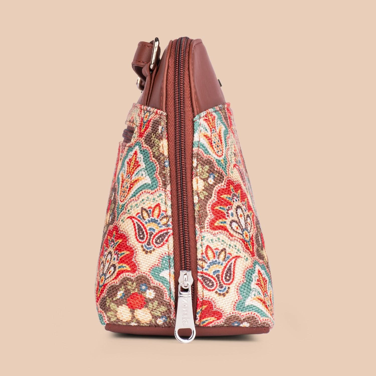 Mughal Art Multicolor OOO Sling Bag - Image 8