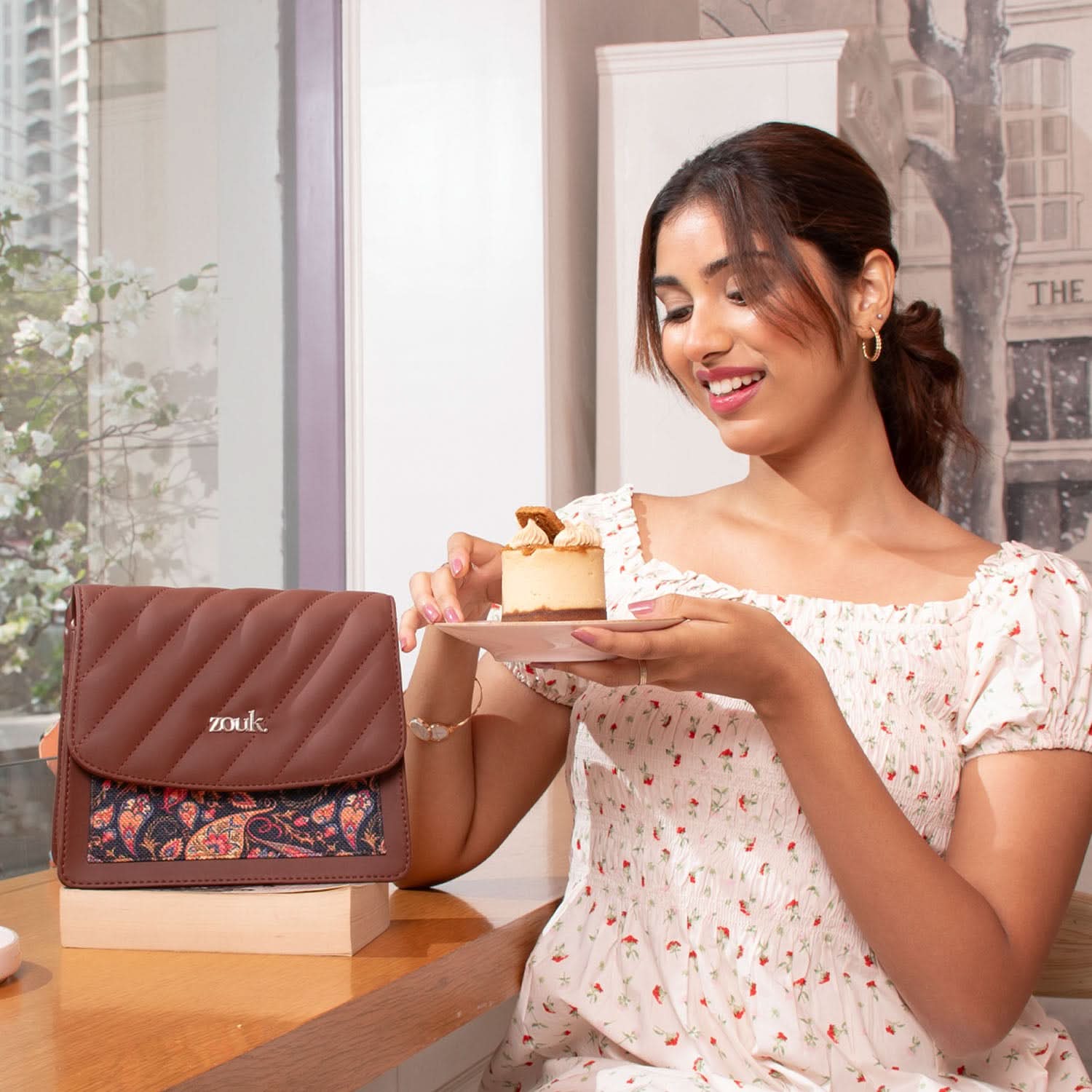Paisley Print Beyond Basic Sling Bag - Image 2