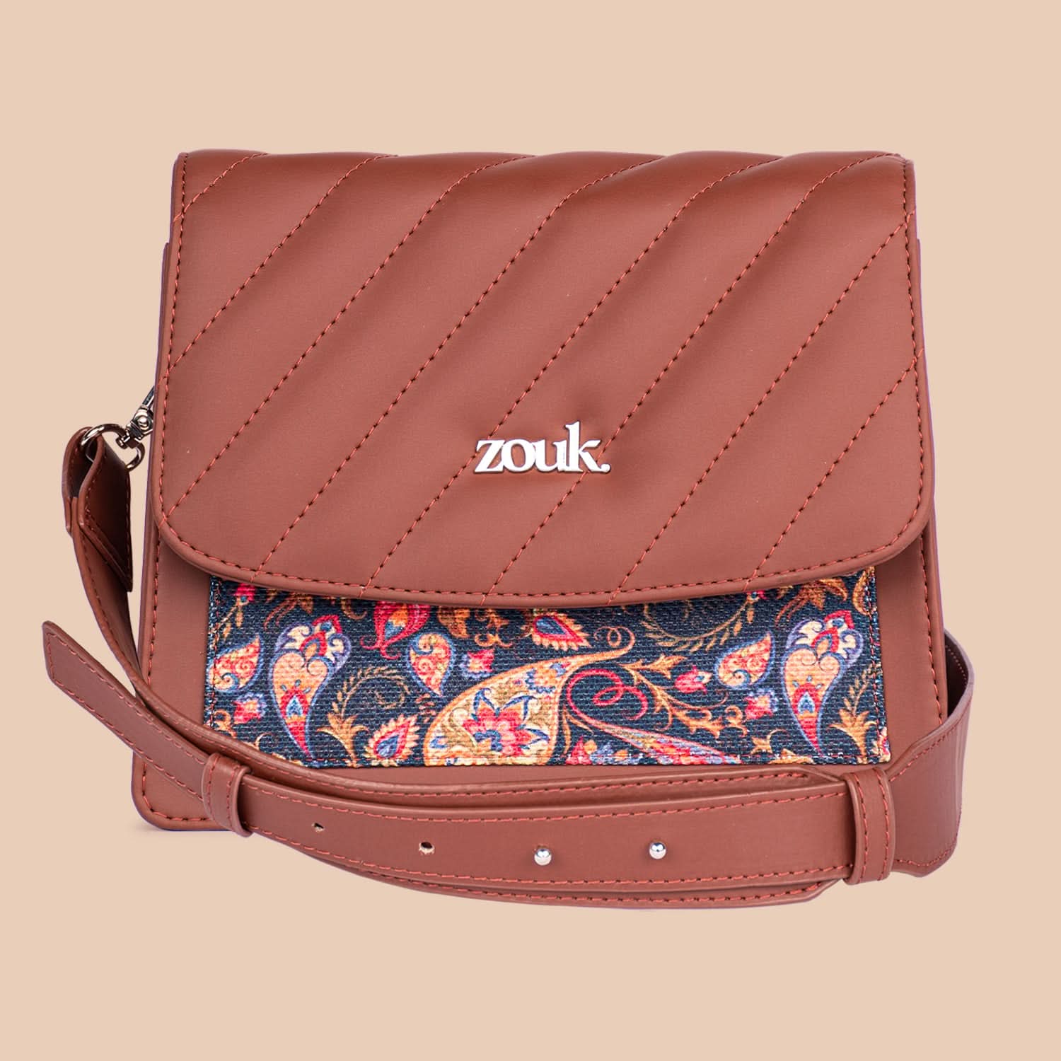 Paisley Print Beyond Basic Sling Bag - Image 3