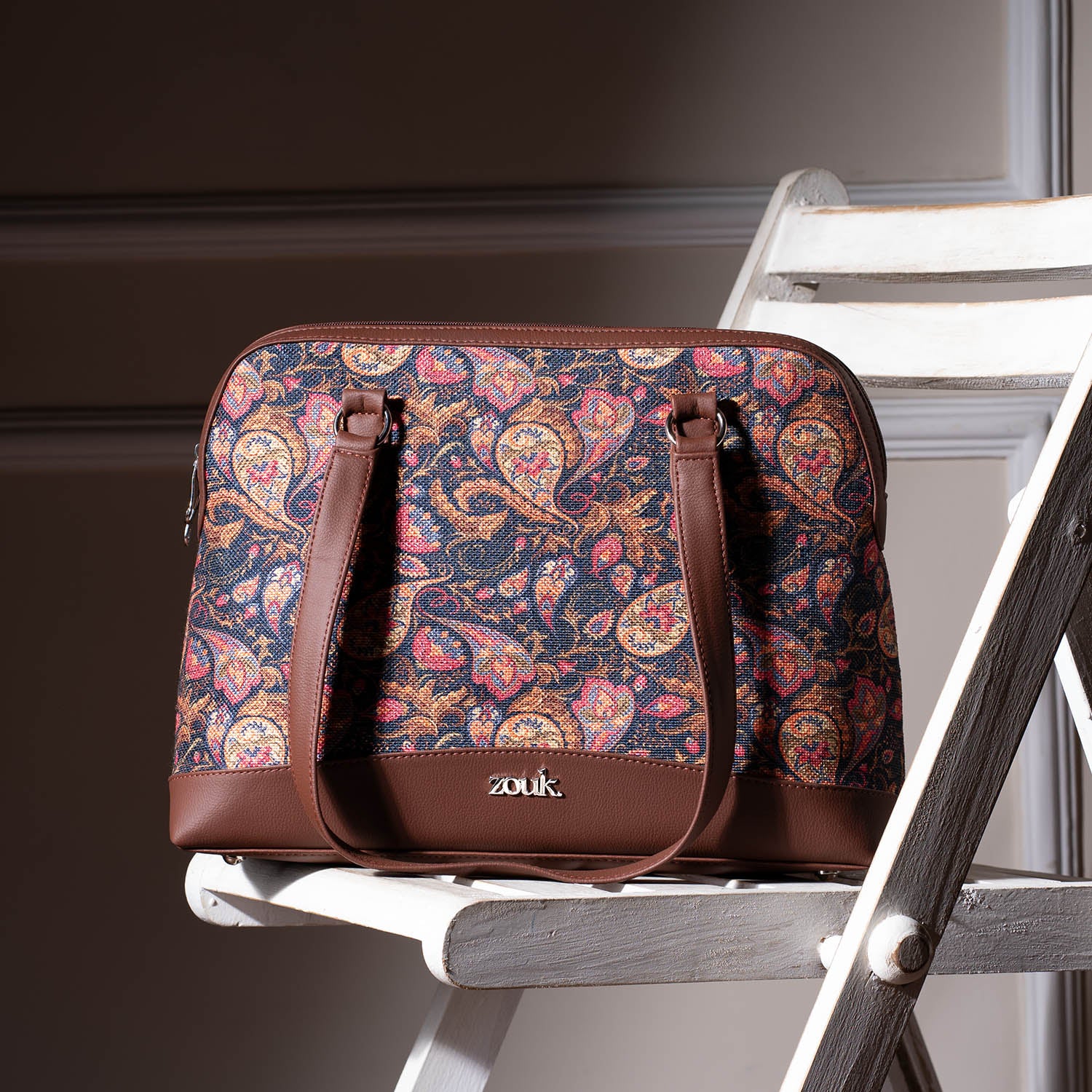 Paisley Print Carry All Work Bag - Image 2