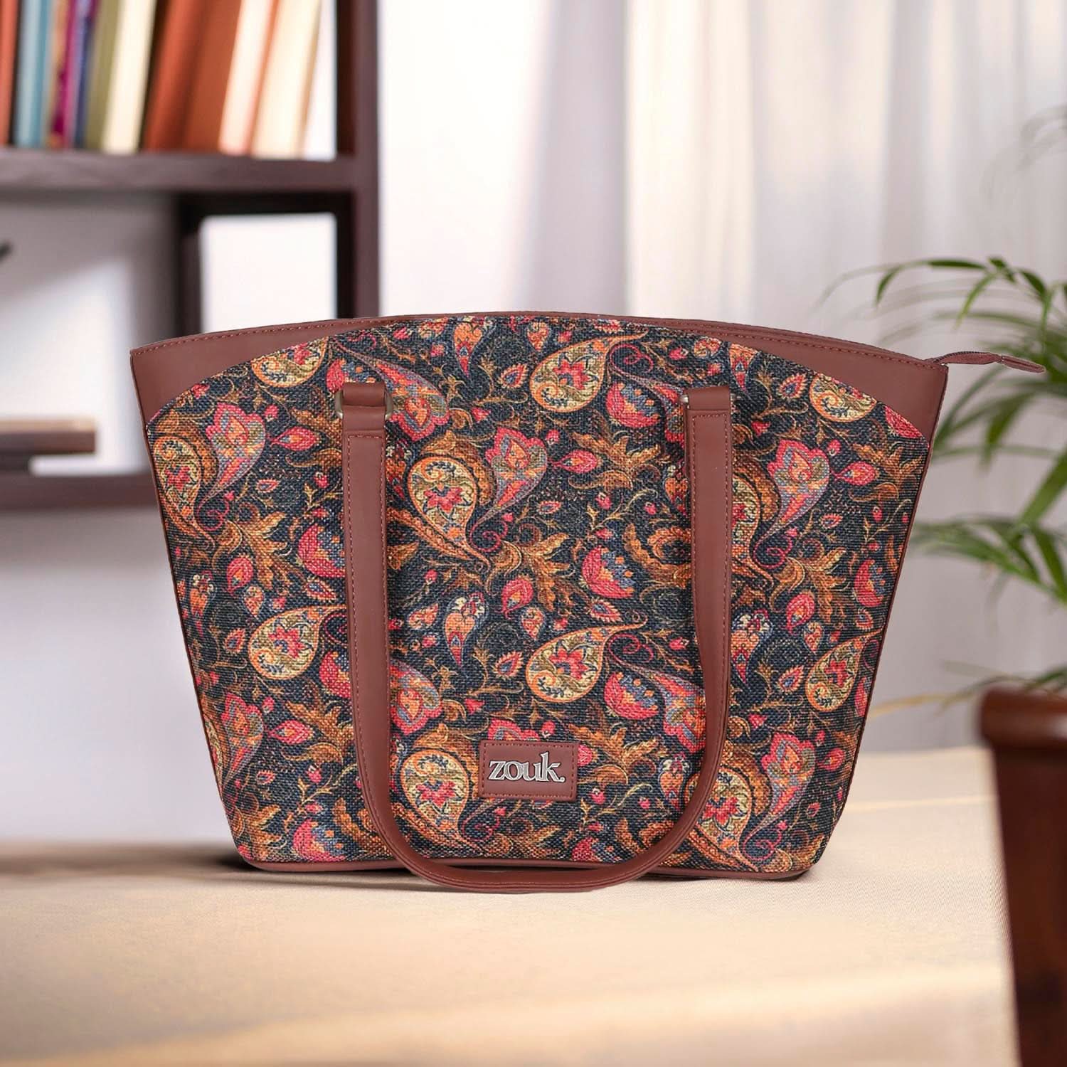 Paisley Print Classic Travel Tote - Image 2