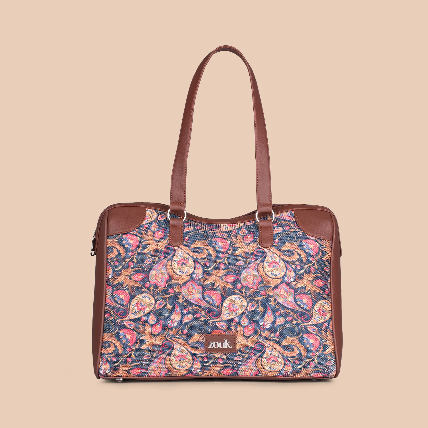 Paisley Print Conference Office Bag - Image 2