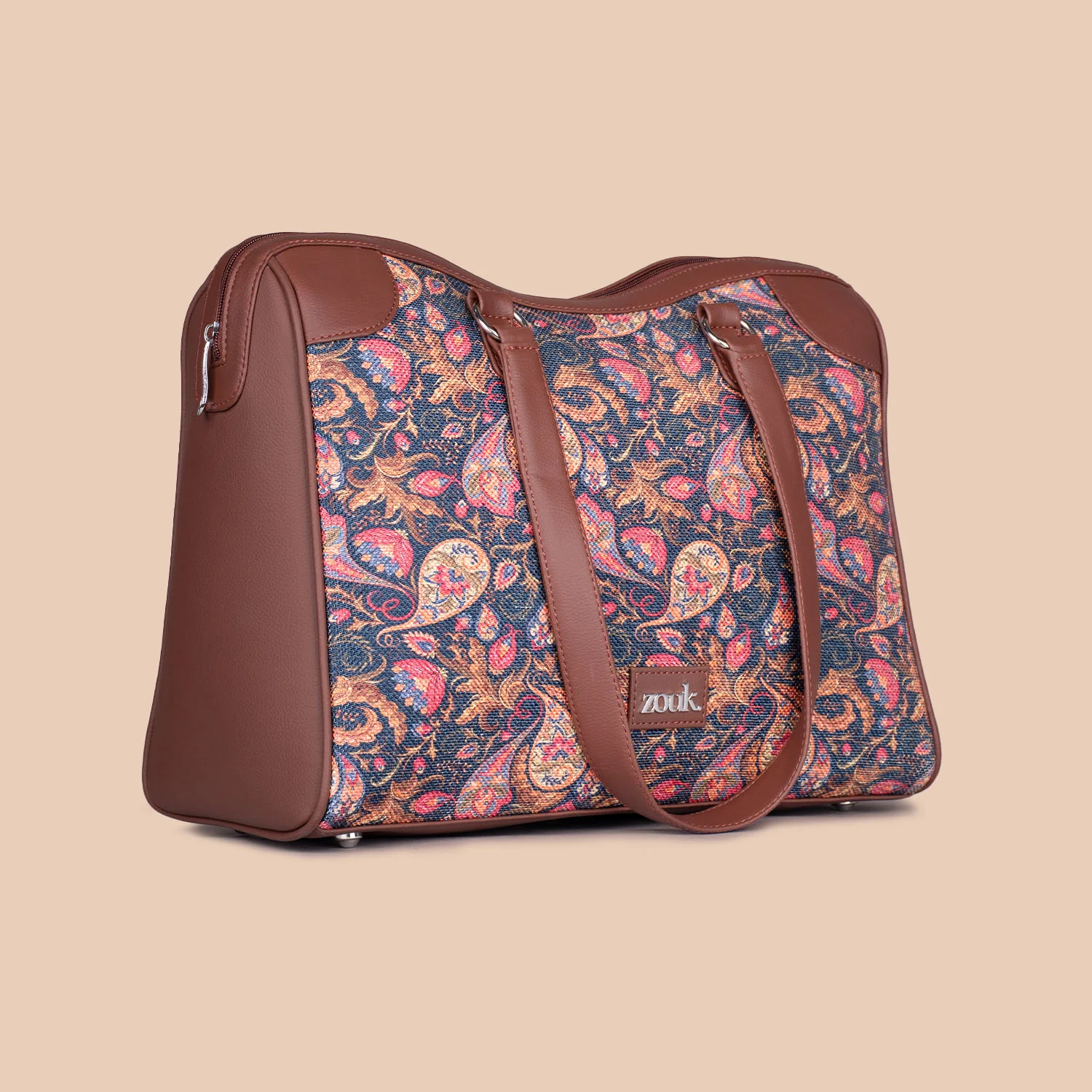 Paisley Print Conference Office Bag - Image 4