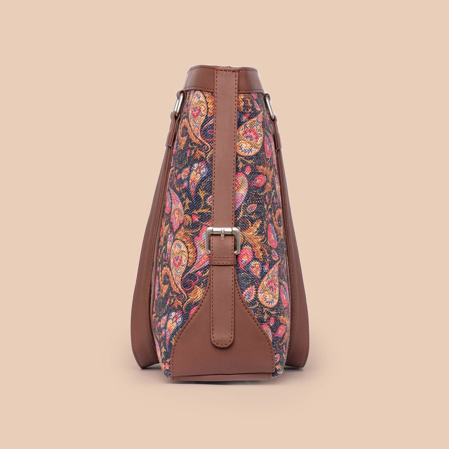 Paisley Print & FloLov - Women's Office Bag & Classic Zipper Wallet Combo - Image 4