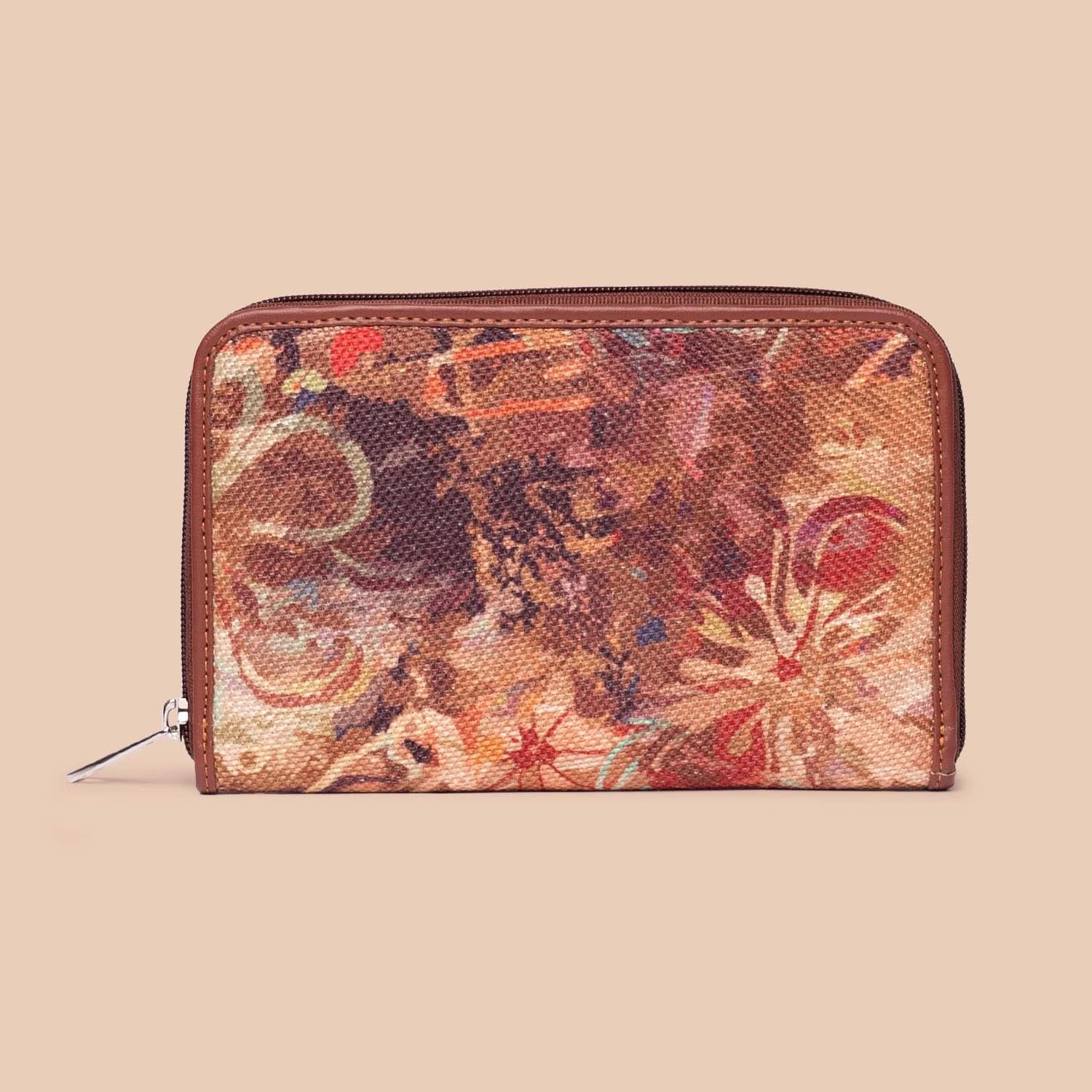 Paisley Print & FloLov - Women's Office Bag & Classic Zipper Wallet Combo - Image 6
