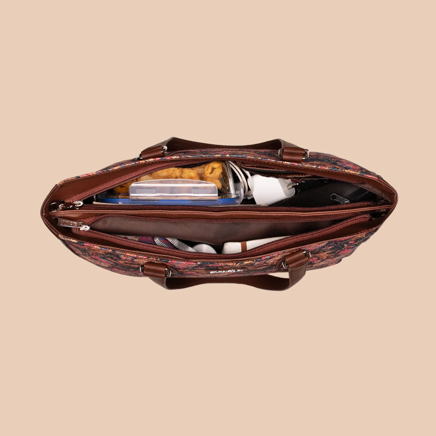 Paisley Print Getaway Handbag - Image 7