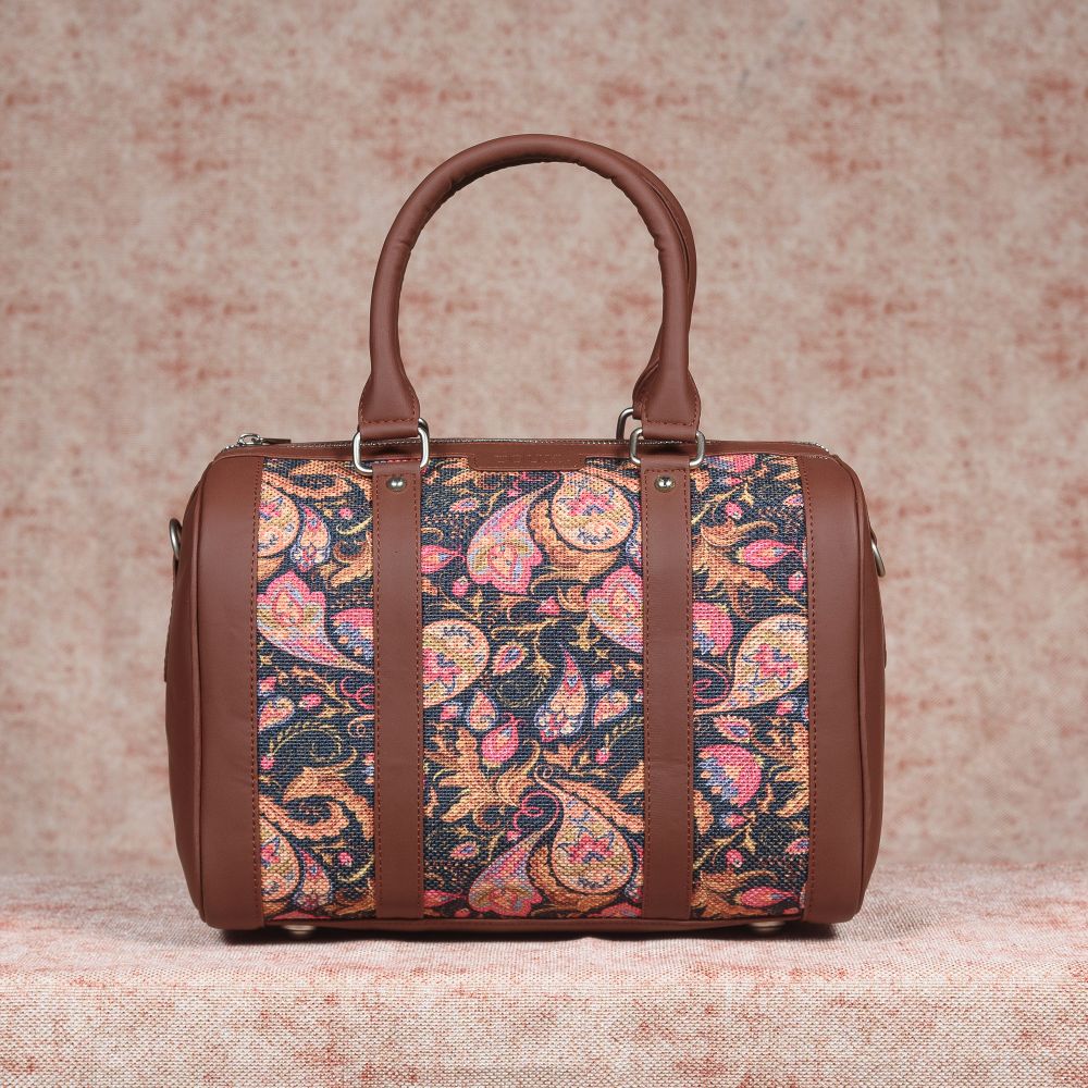 Paisley Print - Handbag & Chain Wallet Combo - Image 3