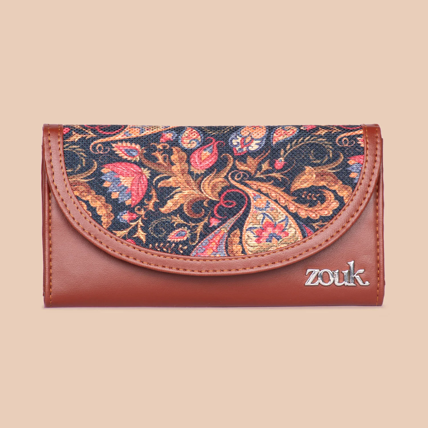 Paisley Print Kyra Flap Wallet - Image 2