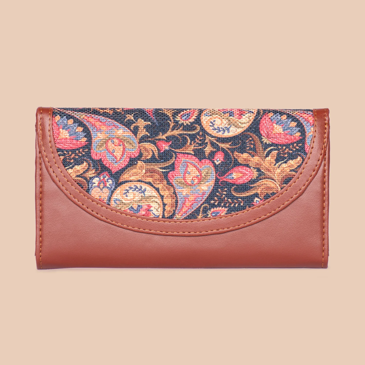Paisley Print Kyra Flap Wallet - Image 3