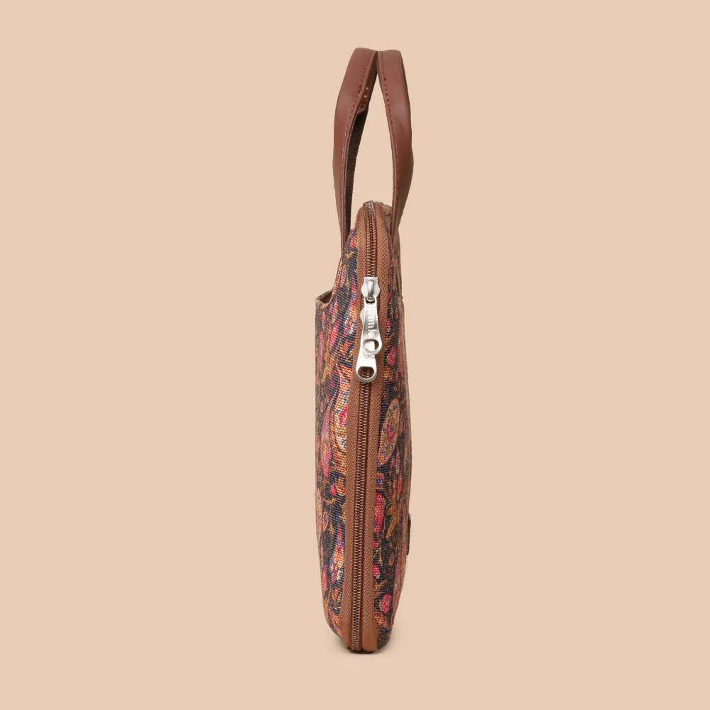 Paisley Print L-Zippered Laptop Sleeve - Image 8