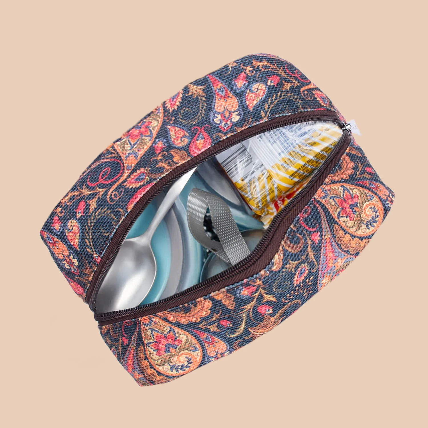 Paisley Print Lunch Bag - Image 5