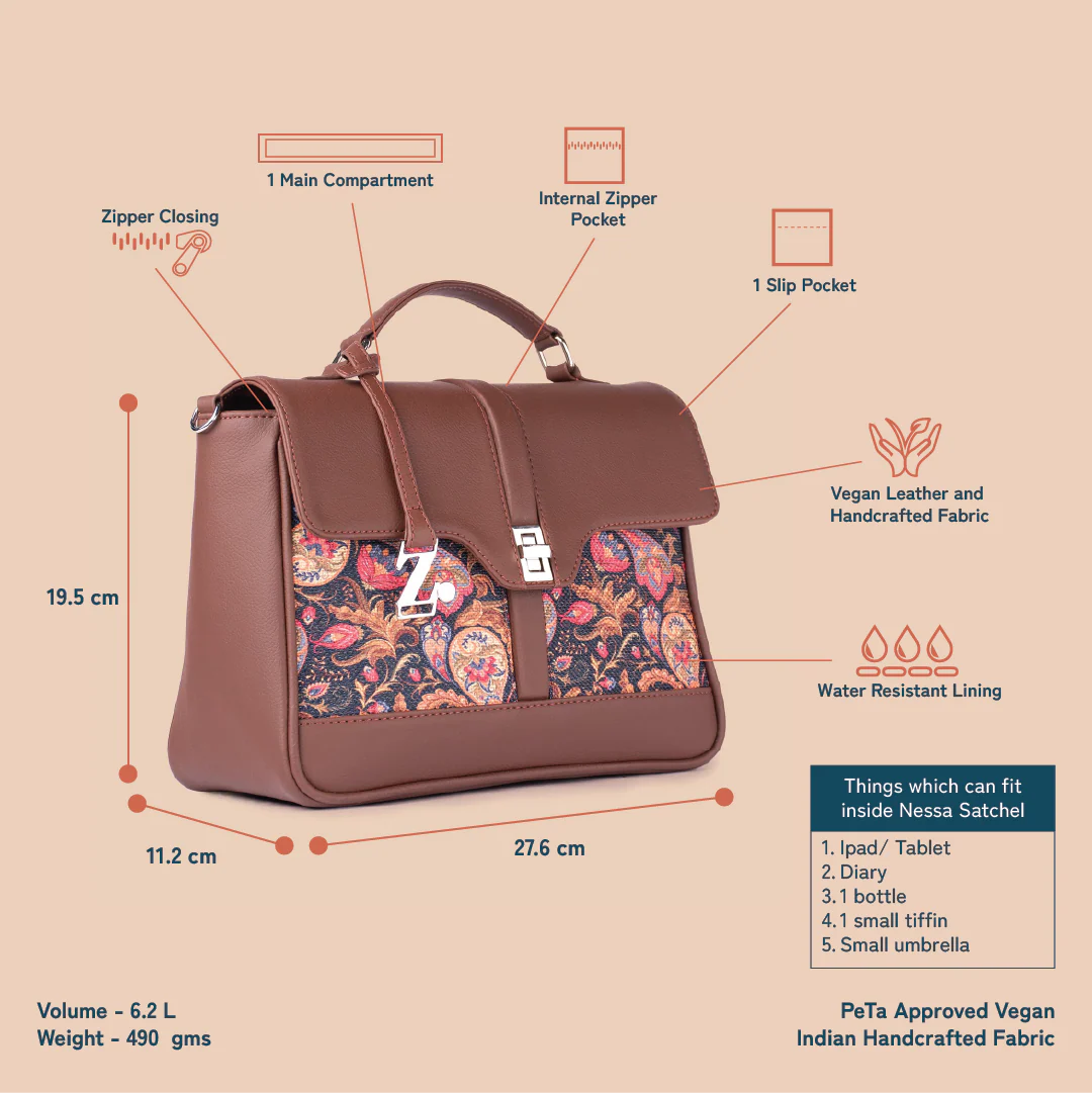 Kriti Sanon - Paisley Print Nessa Satchel - Image 6