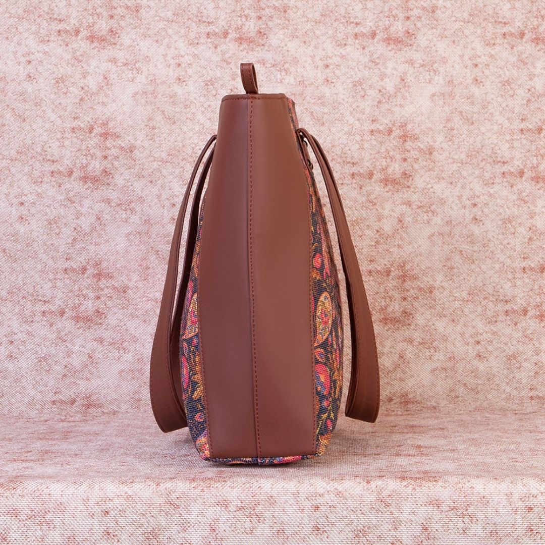Paisley Print Side Tote Bag - Image 5