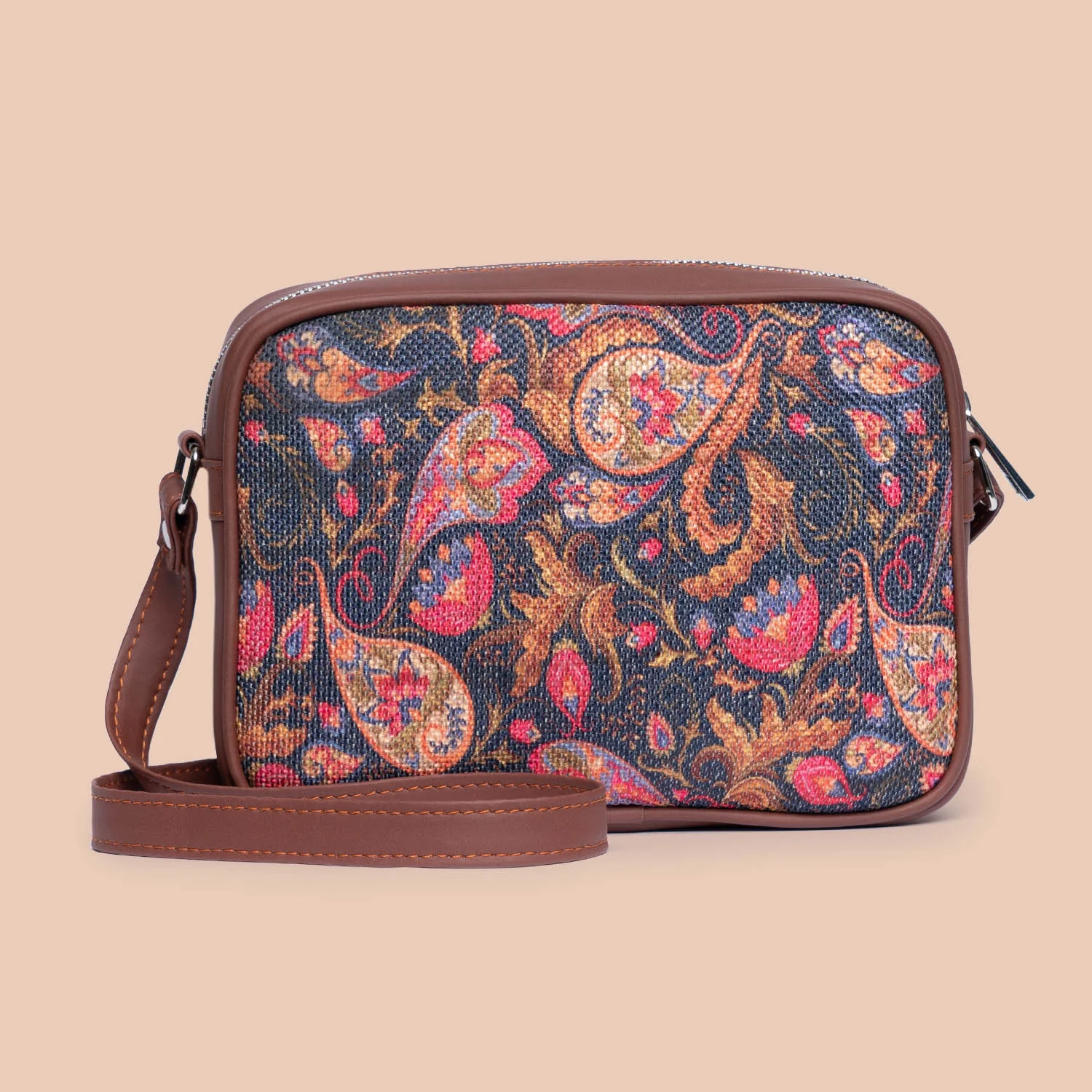 Paisley Print Sling Bag - Image 3