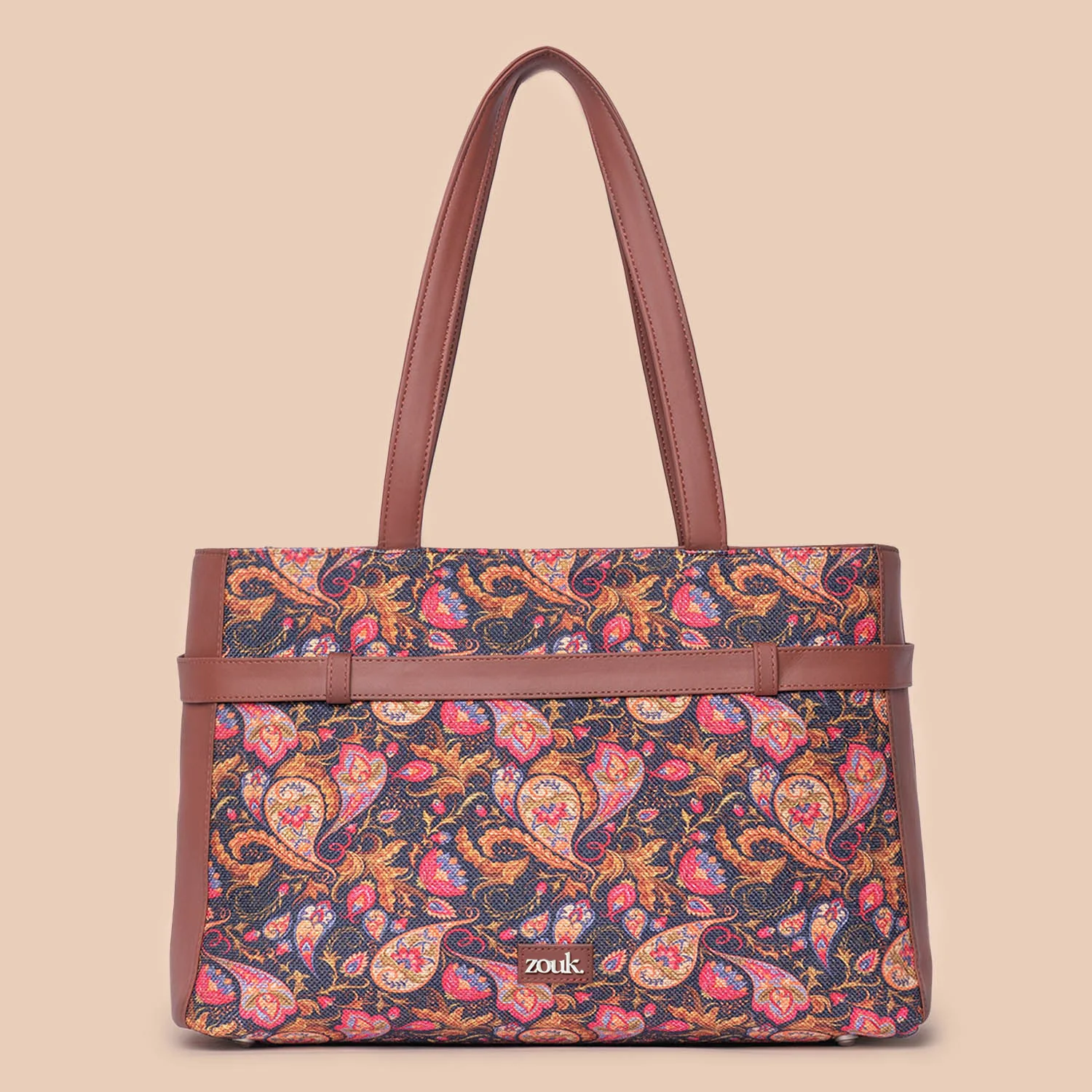 Paisley Print Statement Office Bag - Image 3