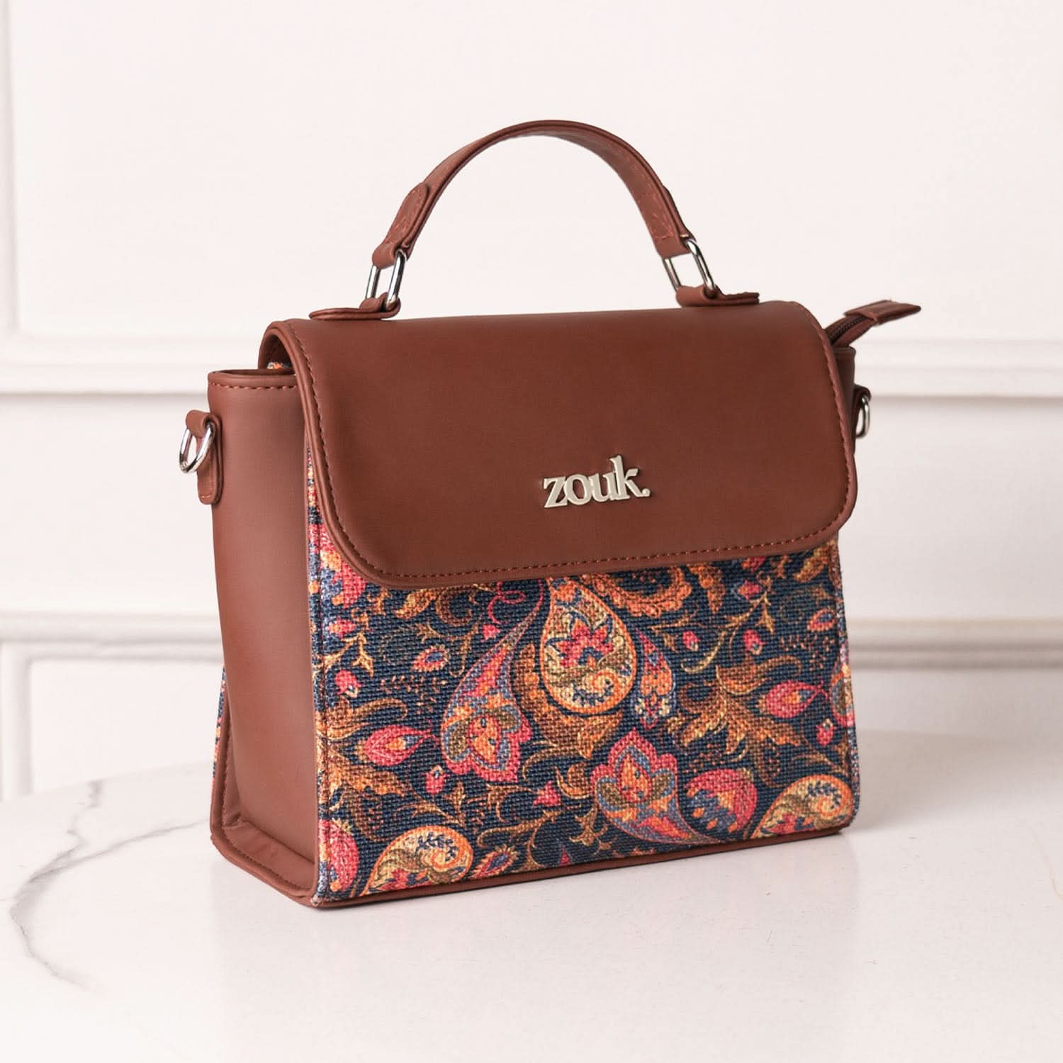 Paisley Print Statement Sling Bag - Image 2