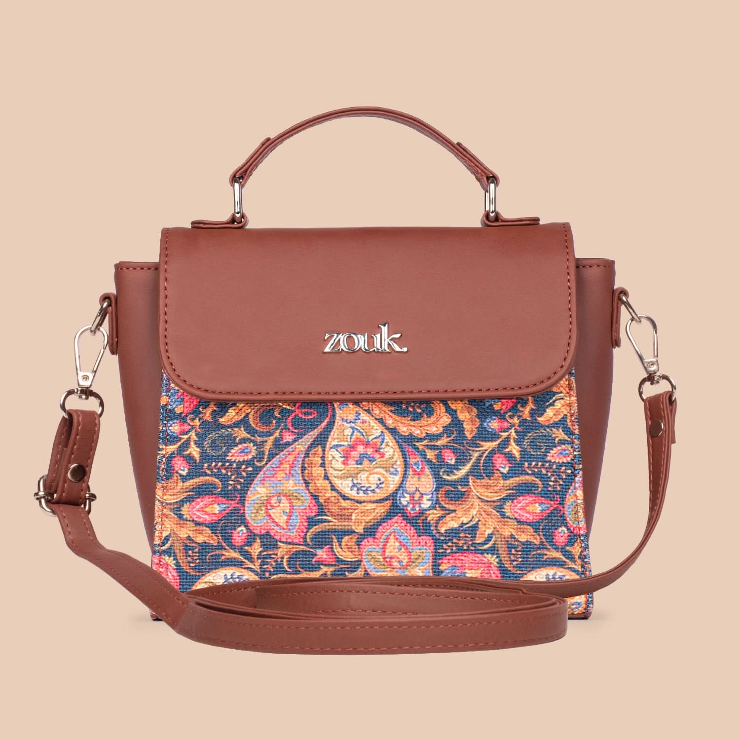 Paisley Print Statement Sling Bag - Image 3