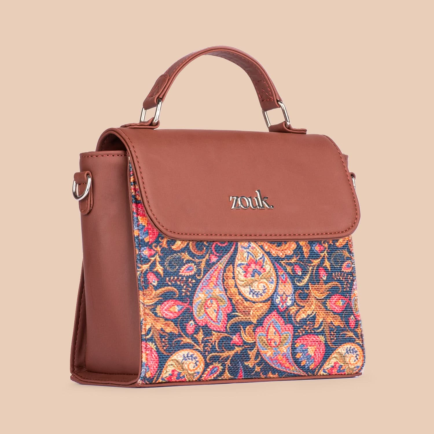 Paisley Print Statement Sling Bag - Image 5