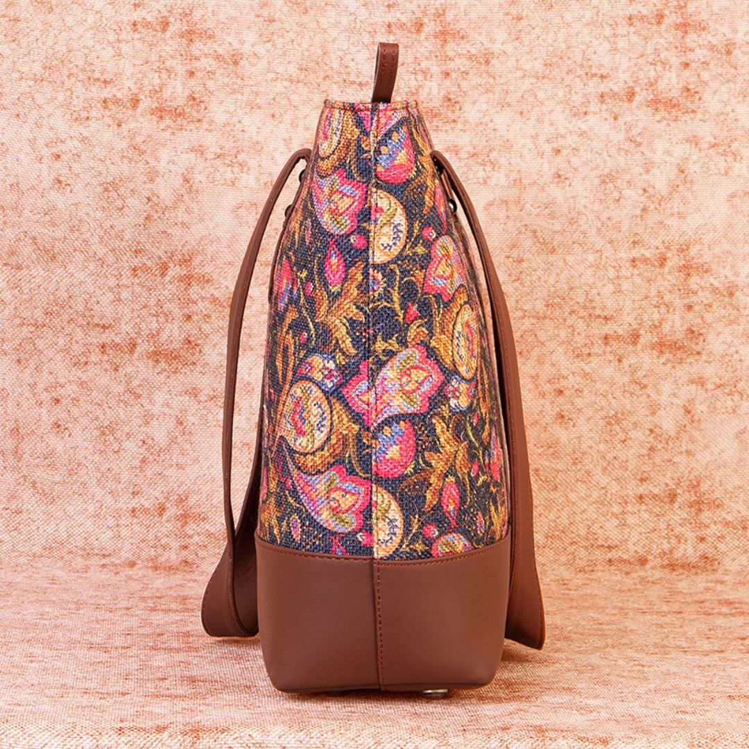 Paisley Print Shoulder Tote Bag - Image 5