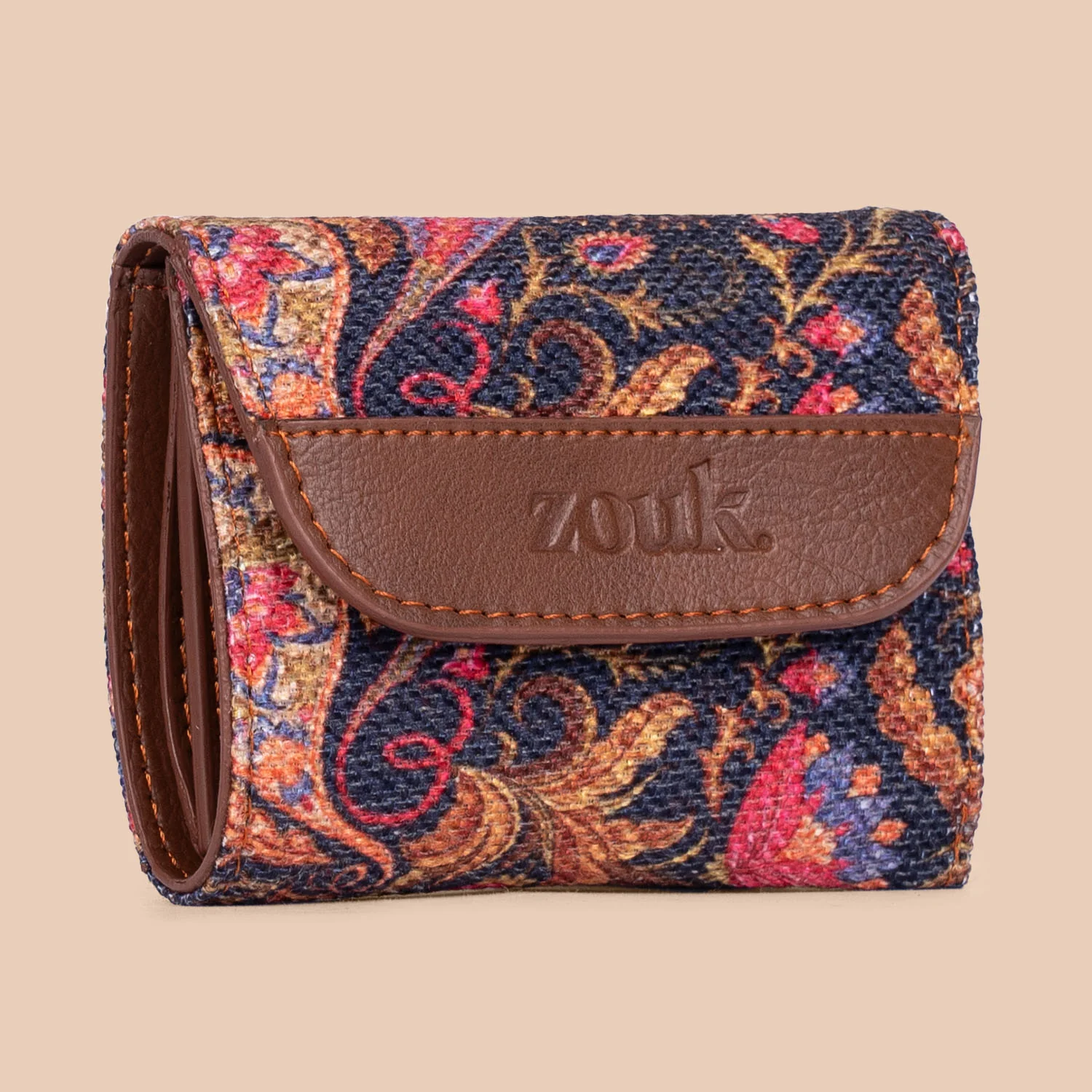 Paisley Print Trifold Wallet - Image 3