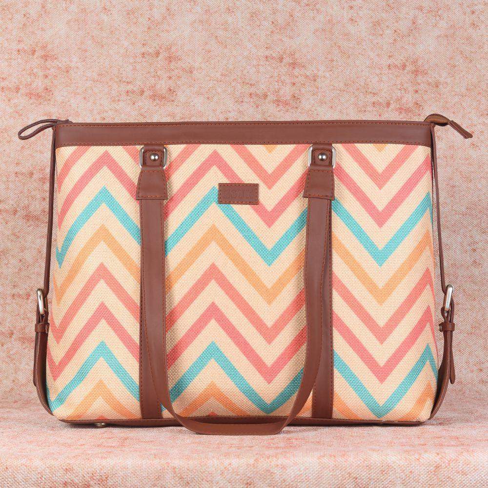 Paisley Print - Women's Office Bag & Sling Bag Combo - Image 15