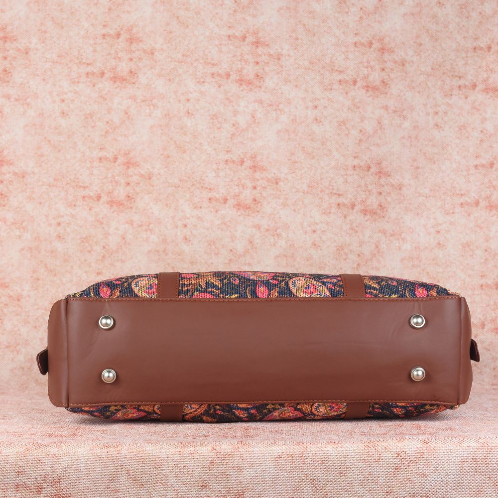 Paisley Print - Women's Office Bag & Sling Bag Combo - Image 5
