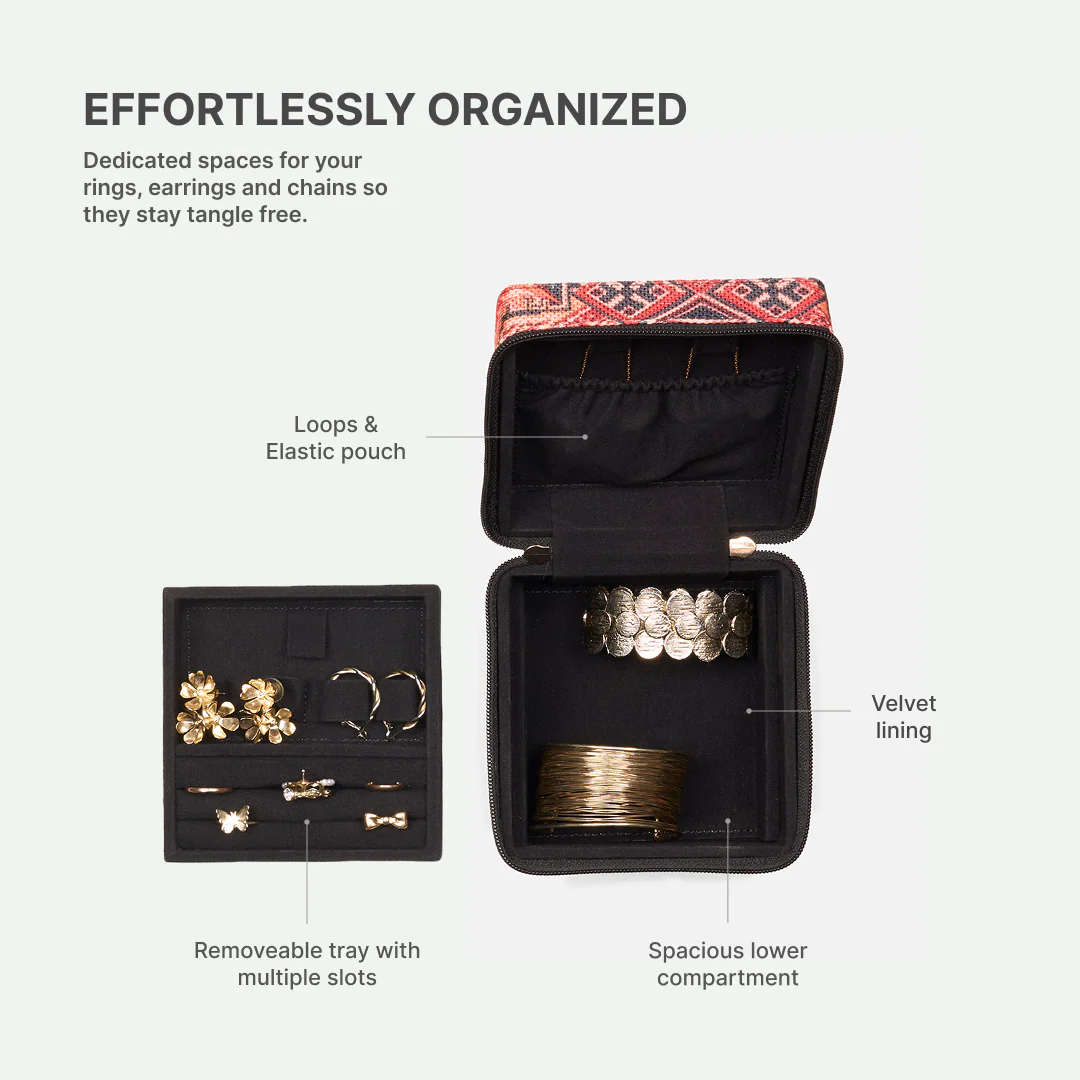 Patan Patola Noor Jewellery Box - Image 5