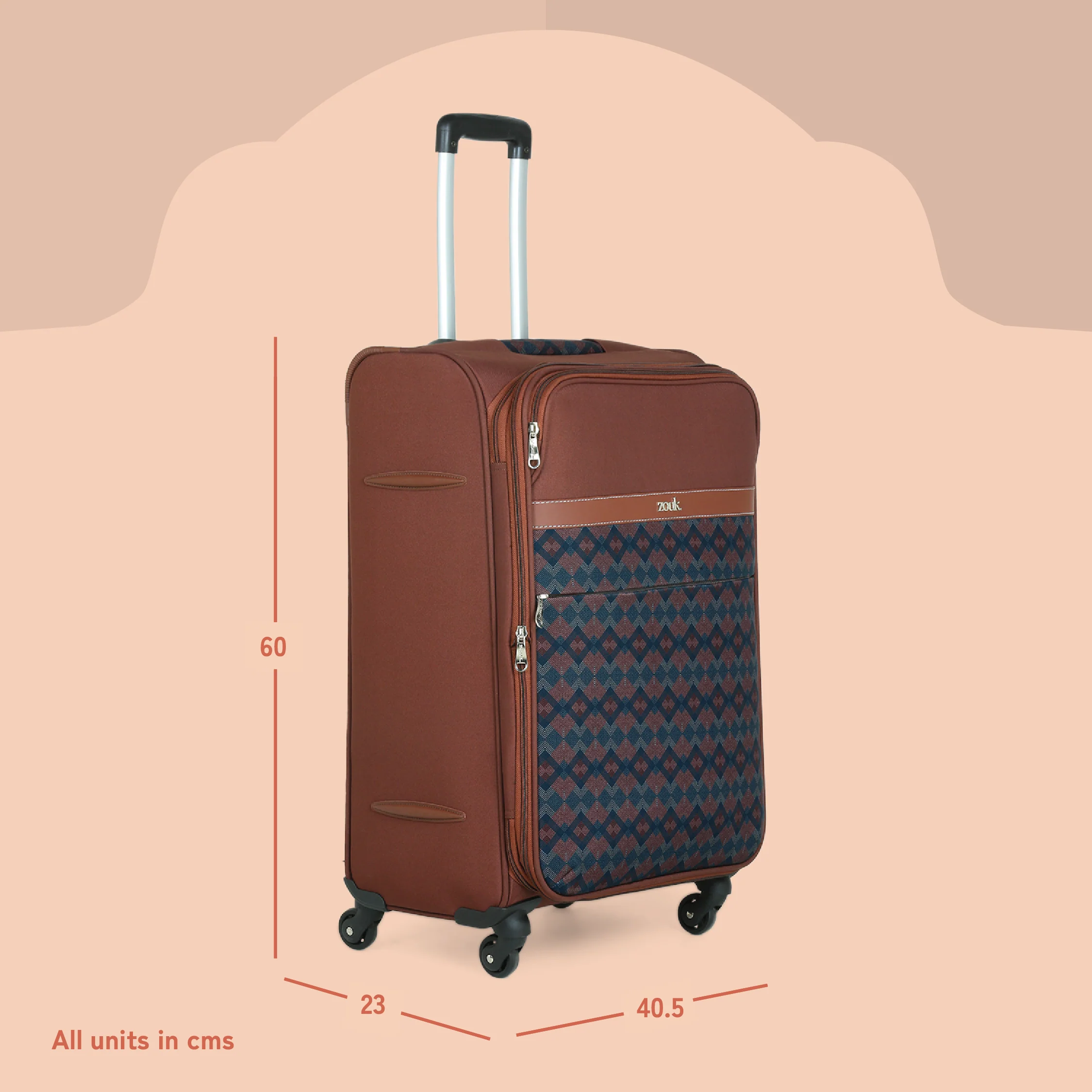 Periyar Waves Avasa Trolley Bag (Medium) - Image 5